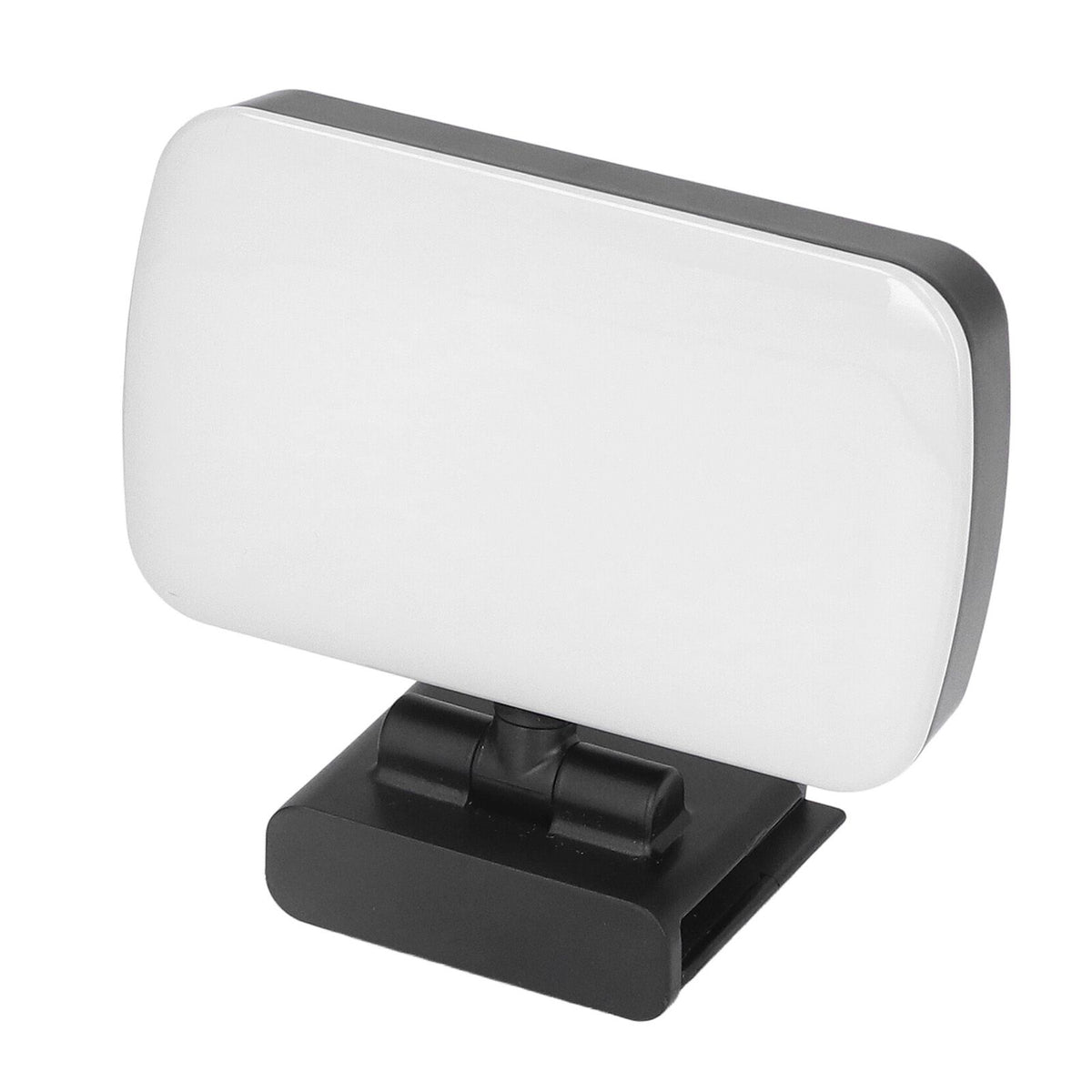 LED Fill Lights Clip On Type 360° Rotatable 10 Levels Adjustable Lamp for Video Conference