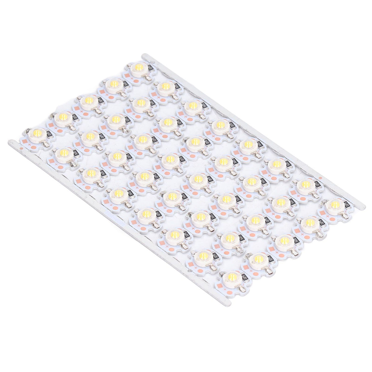 LED Chip Bulb High Brightness Energy Saving DIY Lamp Beads with Aluminum Plate for 1W 12V Headlights Cabinet LightsWarm Light
