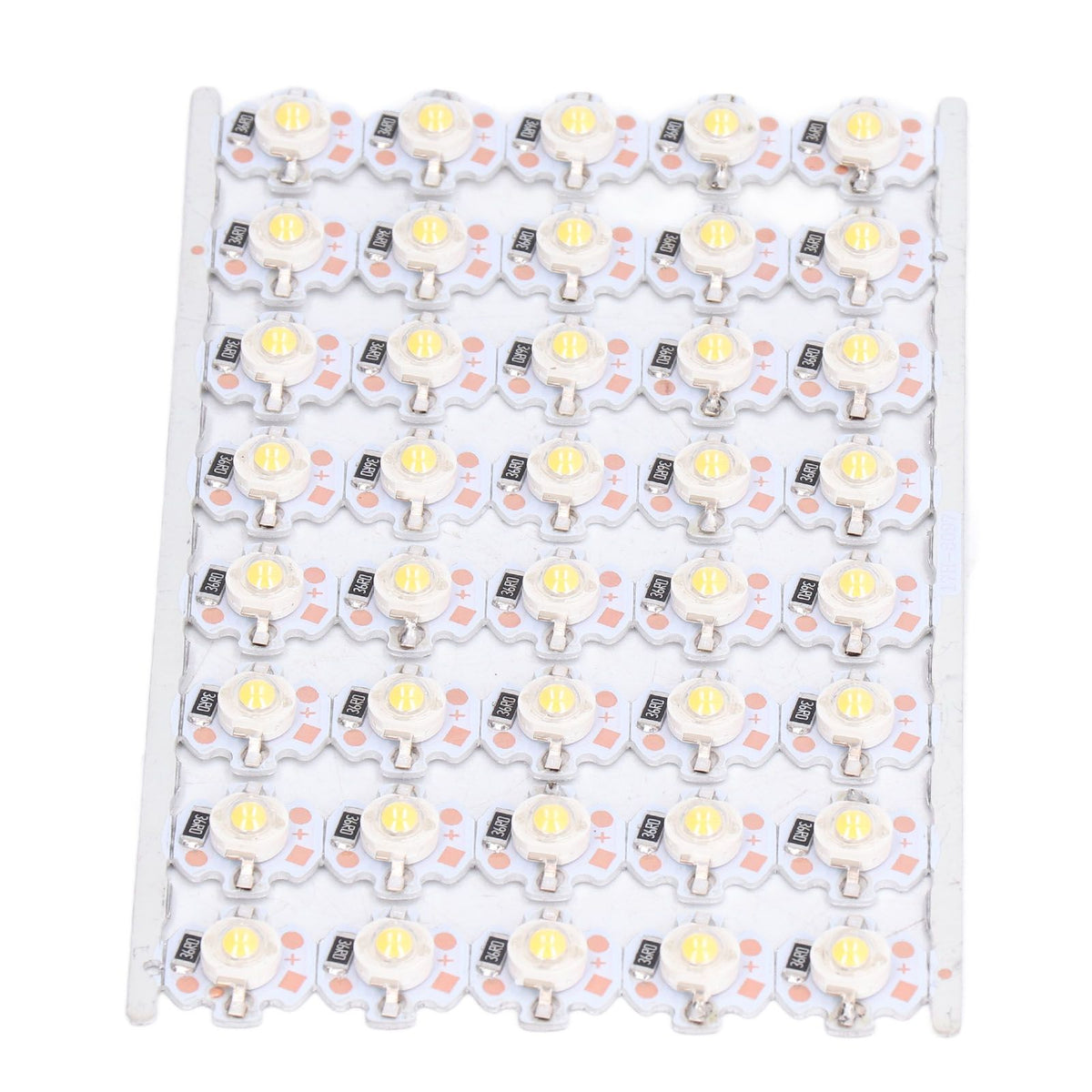 LED Chip Bulb High Brightness Energy Saving DIY Lamp Beads with Aluminum Plate for 1W 12V Headlights Cabinet LightsWarm Light