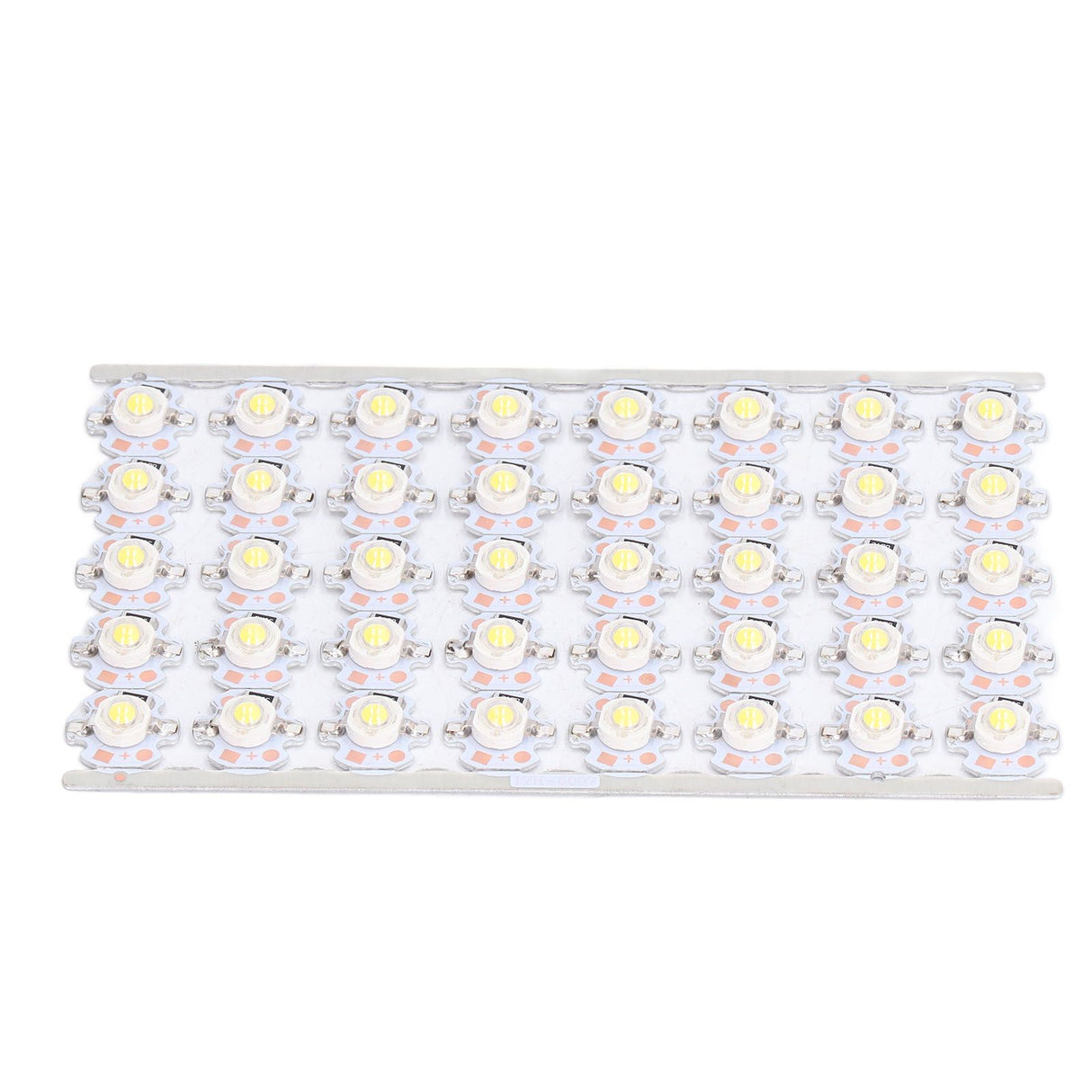 LED Chip Bulb High Brightness Energy Saving DIY Lamp Beads with Aluminum Plate for 1W 12V Headlights Cabinet LightsWhite Light