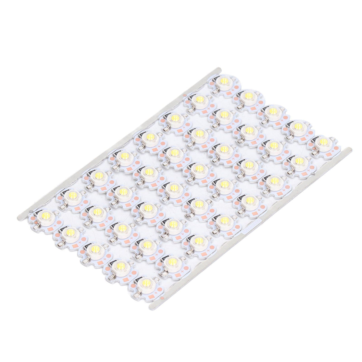 LED Chip Bulb High Brightness Energy Saving DIY Lamp Beads with Aluminum Plate for 1W 12V Headlights Cabinet LightsWhite Light