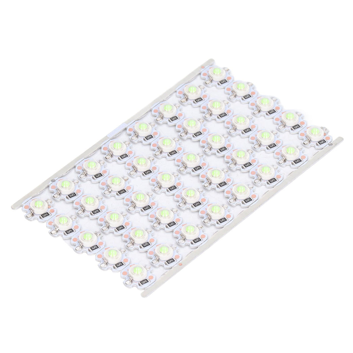 LED Chip Bulb High Brightness Energy Saving DIY Lamp Beads with Aluminum Plate for 1W 12V Headlights Cabinet LightsGreen Light