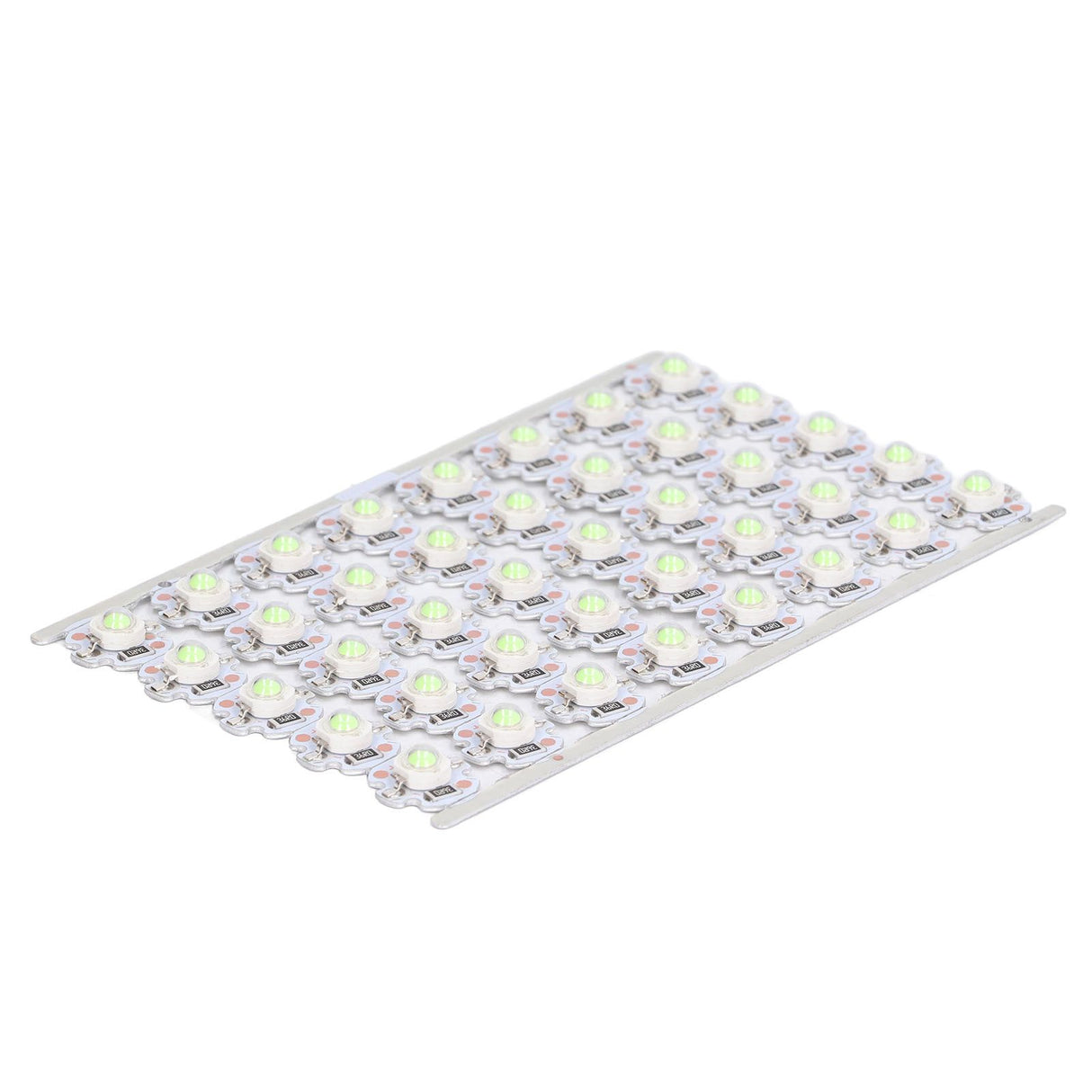 LED Chip Bulb High Brightness Energy Saving DIY Lamp Beads with Aluminum Plate for 1W 12V Headlights Cabinet LightsGreen Light