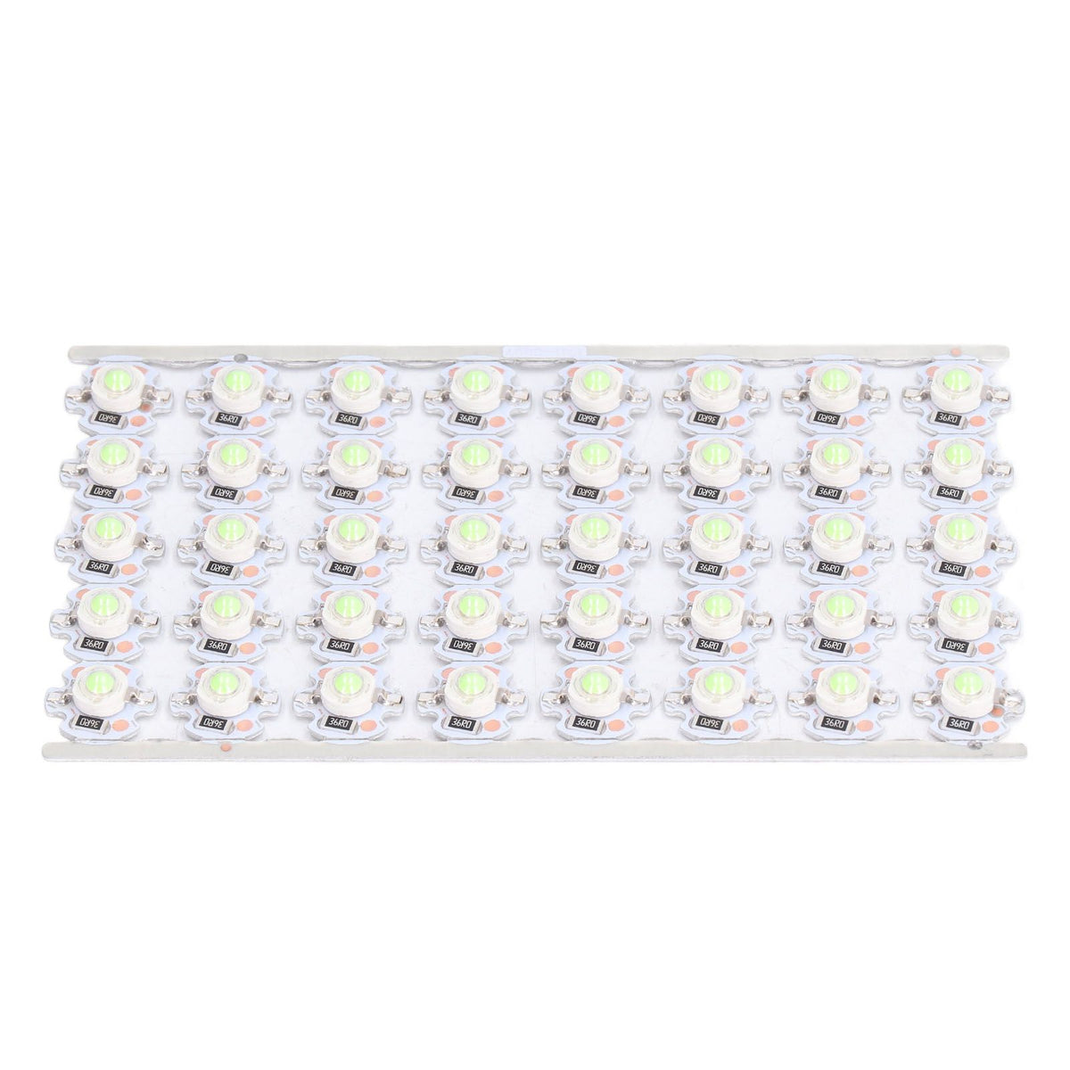 LED Chip Bulb High Brightness Energy Saving DIY Lamp Beads with Aluminum Plate for 1W 12V Headlights Cabinet LightsGreen Light