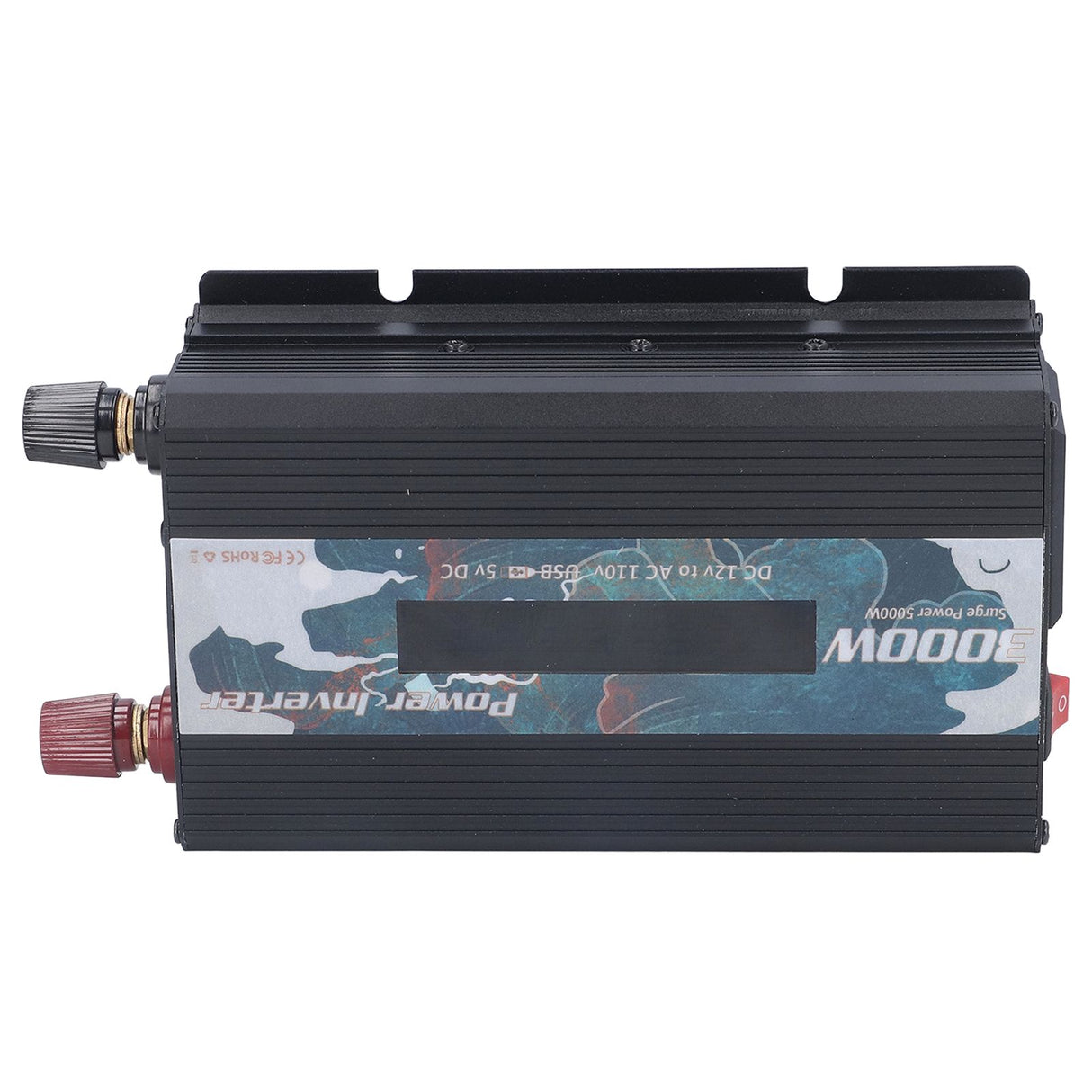 Pure Sine Wave Inverter DC 12V to AC 110V Multifunctional Power Battery Converter for Electrical ApplianceBlack