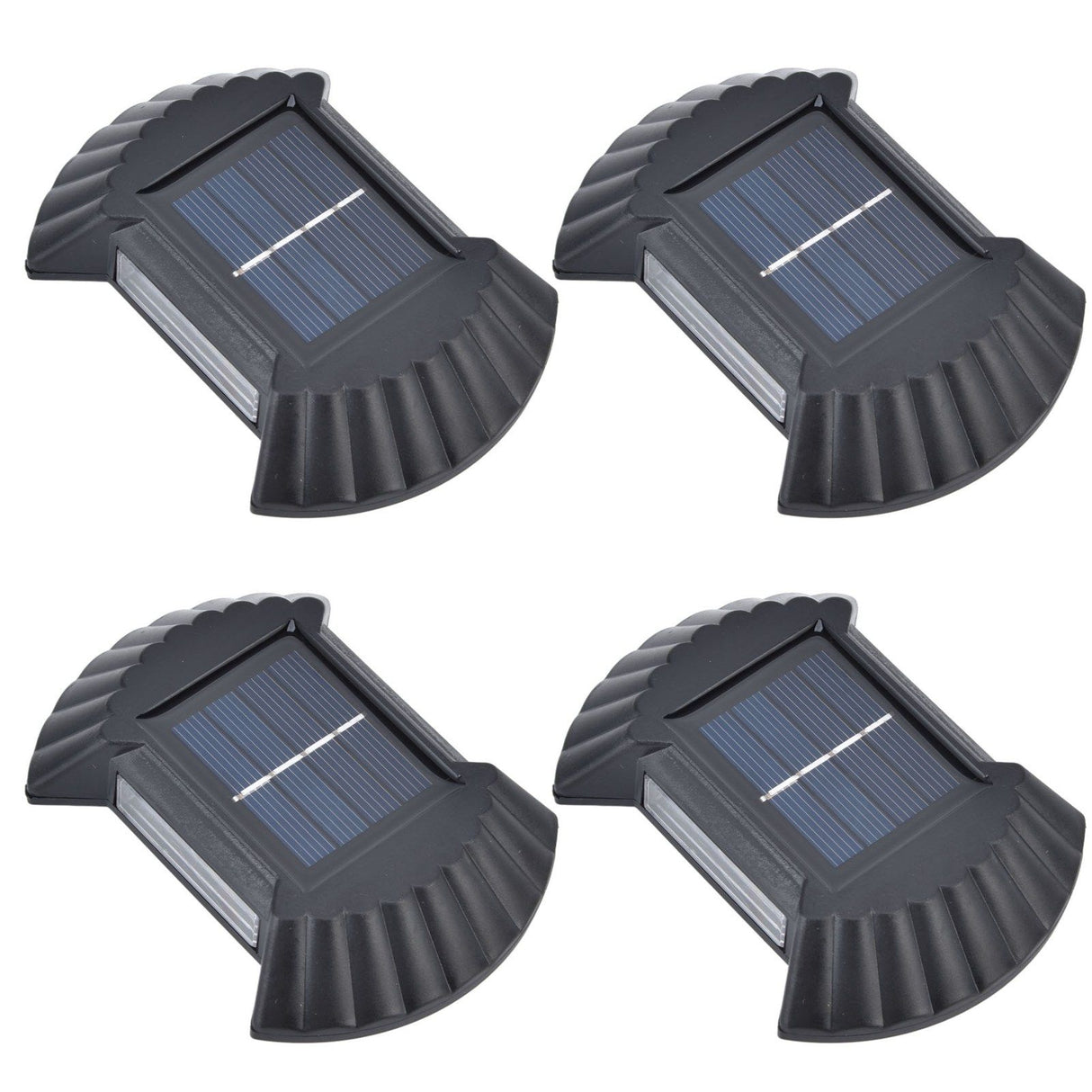 4 Sets Solar Wall Light Waterproof Multifunctional LED Solar Wall Light for Patio Yard Garden Outdoor DrivewayWhite Light