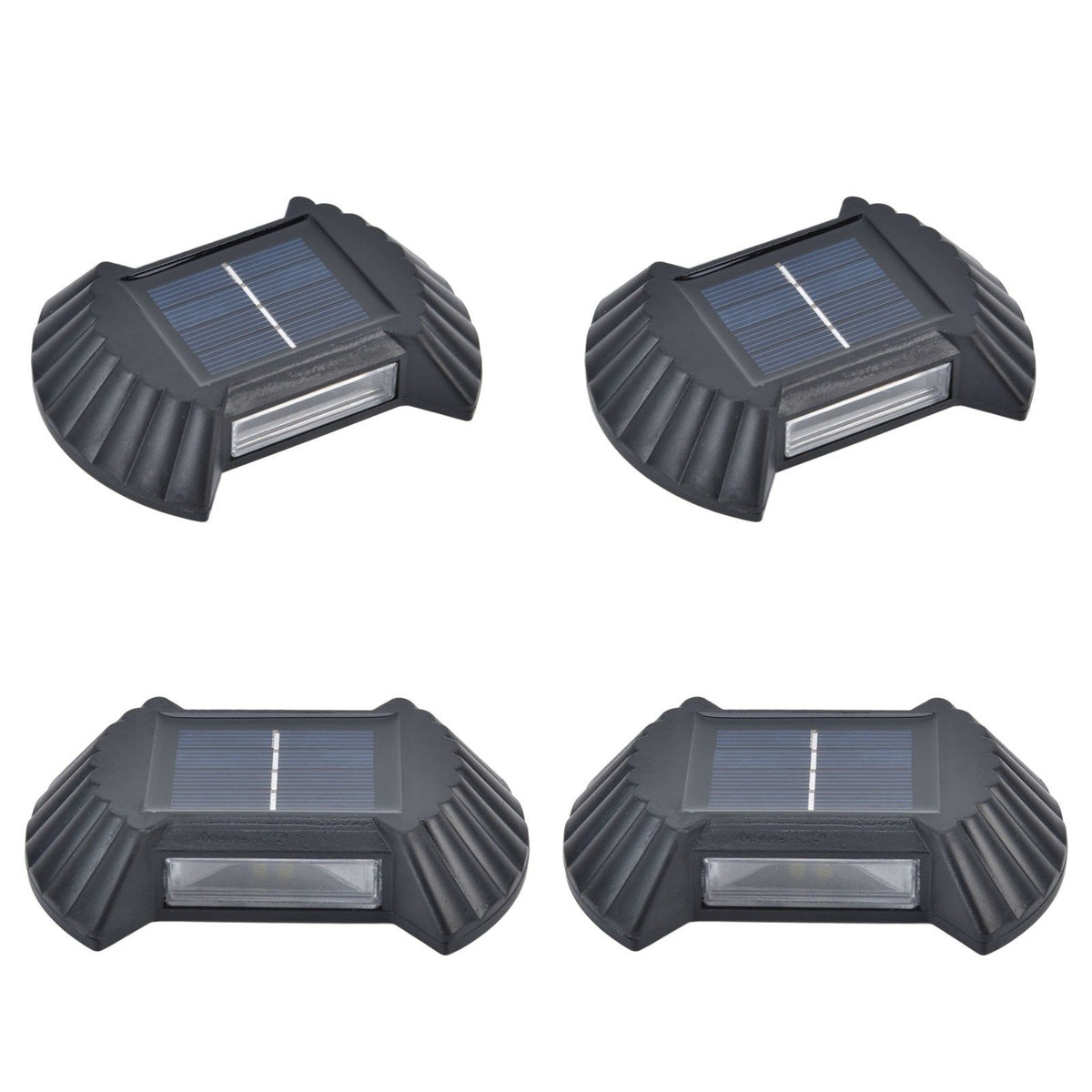 4 Sets Solar Wall Light Waterproof Multifunctional LED Solar Wall Light for Patio Yard Garden Outdoor DrivewayWhite Light