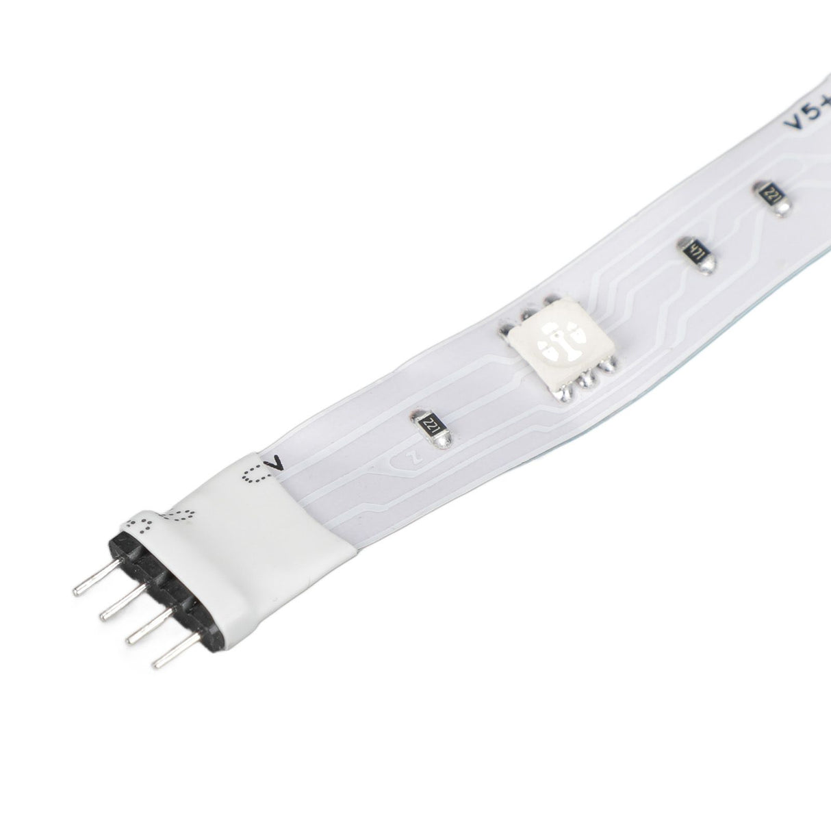 RGB LED Strip Lights Press Button Control 5V LED Lights with 3 Button Functions for Bedroom Kitchen Party Festivals5m / 16.4ft