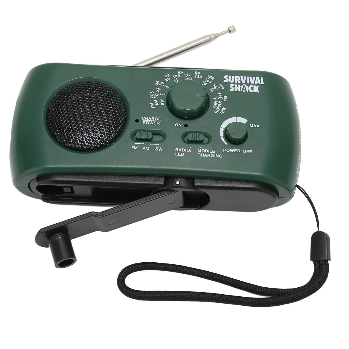 Hand Crank Radio Portable Practical LED Torch Outdoor Multi Band AM/FM/SW Solar Hand Crank Weather Radio