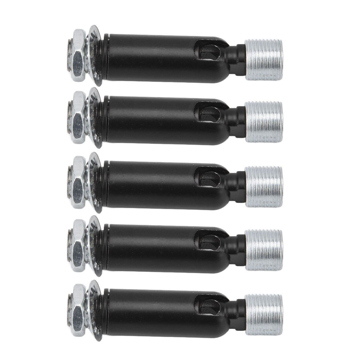 5Pcs M10 Sloped Ceiling Adapter for Ceiling Lamp Pendant Light Chandelier Track Suspension Accessories M10 External Gear Steering Joint Black