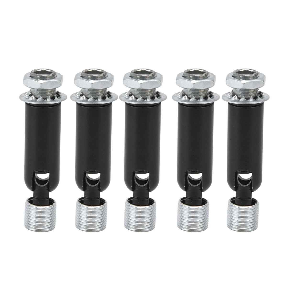 5Pcs M10 Sloped Ceiling Adapter for Ceiling Lamp Pendant Light Chandelier Track Suspension Accessories M10 External Gear Steering Joint Black