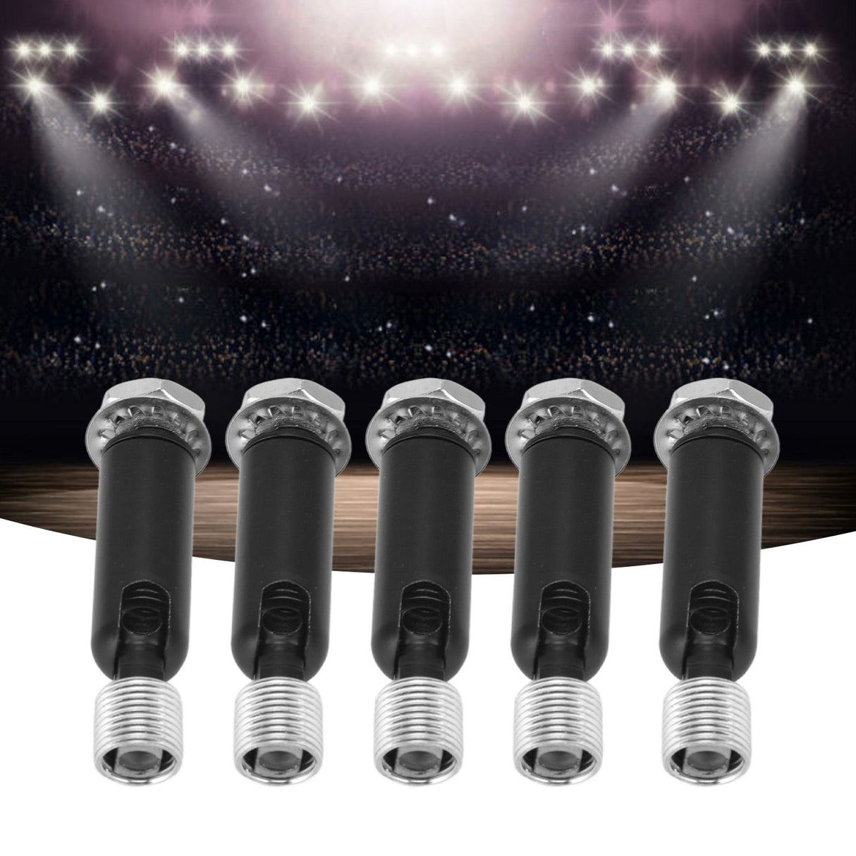 5Pcs M10 Sloped Ceiling Adapter for Ceiling Lamp Pendant Light Chandelier Track Suspension Accessories M10 External Gear Steering Joint Black