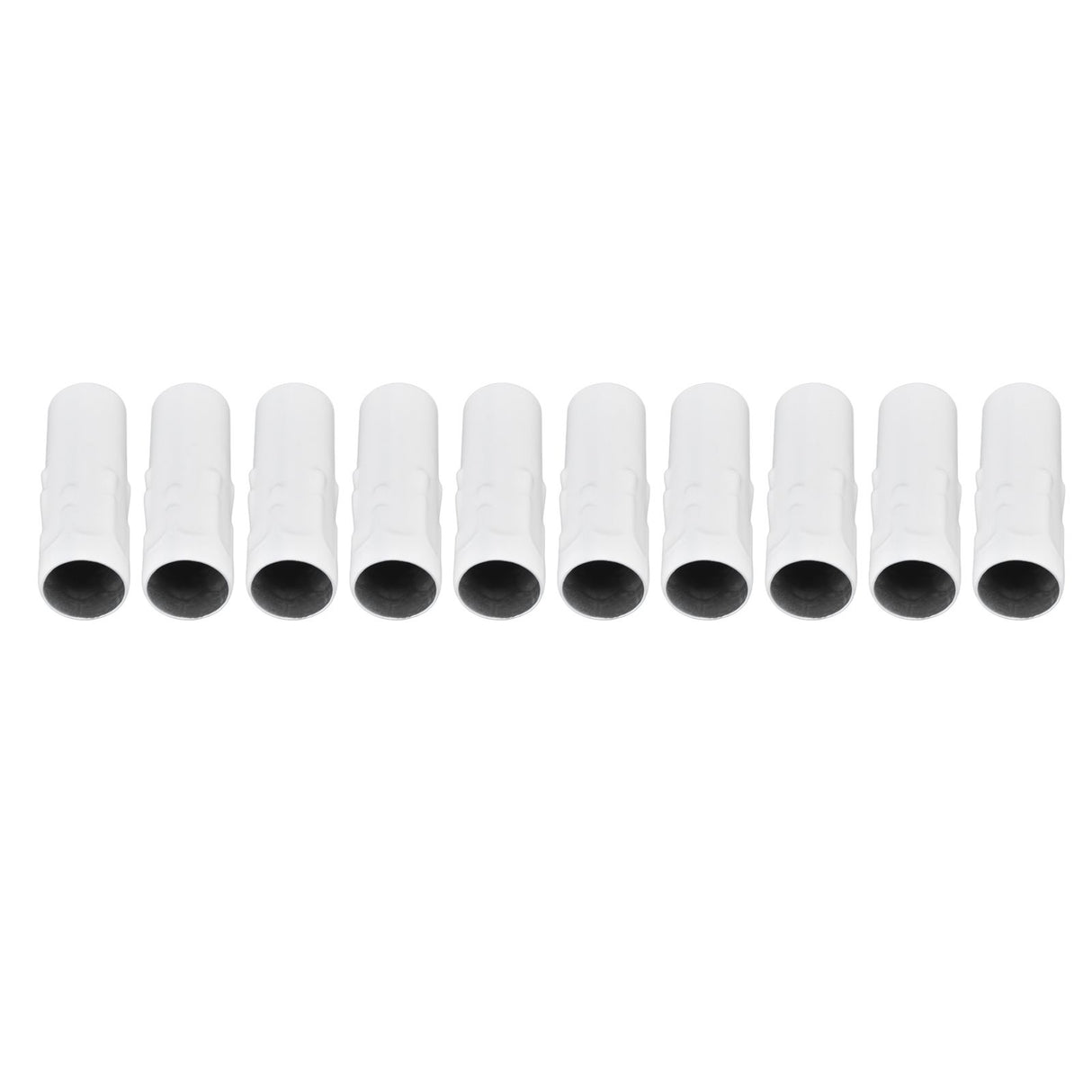 10Pcs E14 Metal Tube for Candle Lamp Holder Lamp Base Lighting Accessories 25x80mm White