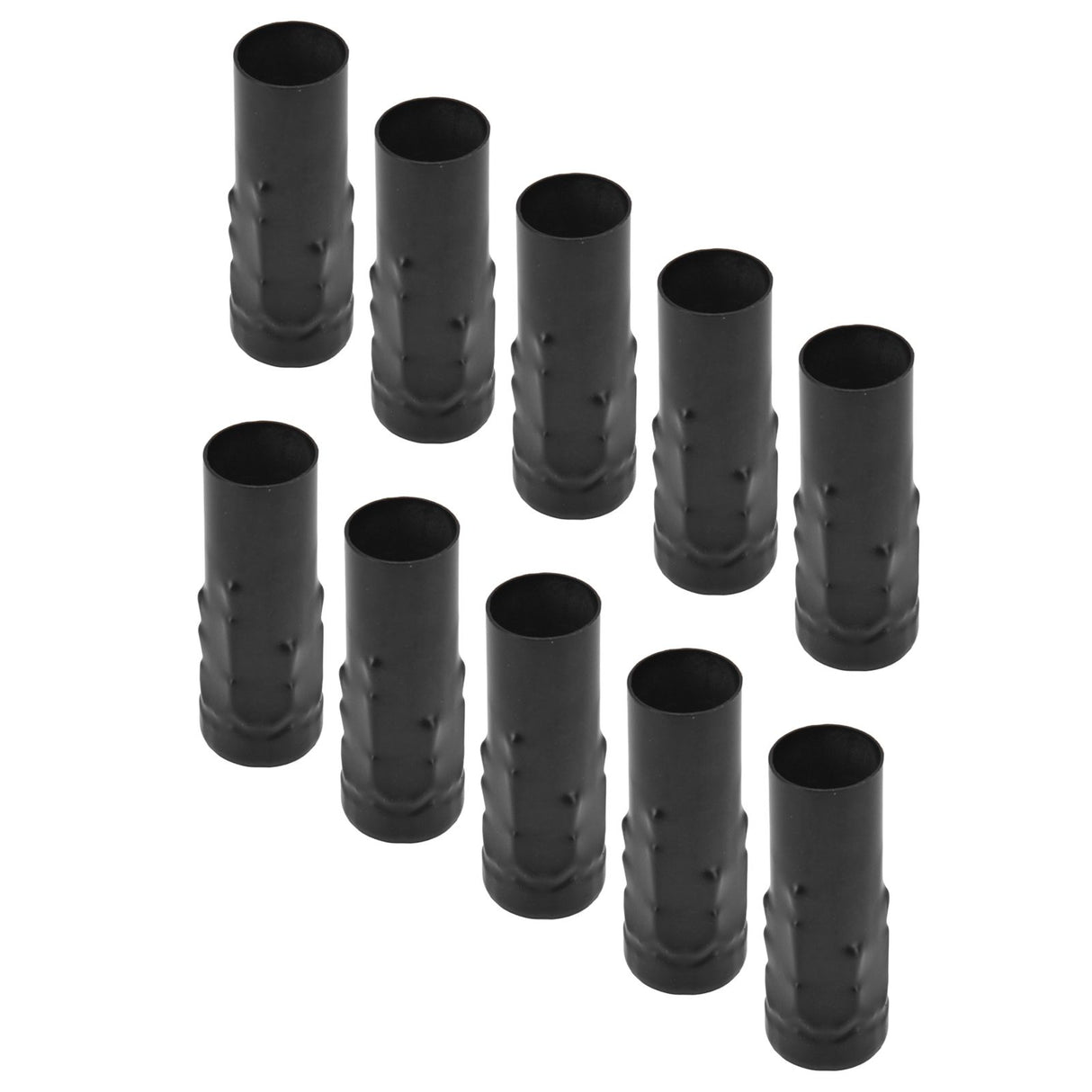10Pcs E14 Metal Tube for Candle Lamp Holder Lamp Base Lighting Accessories 25x80mm Black