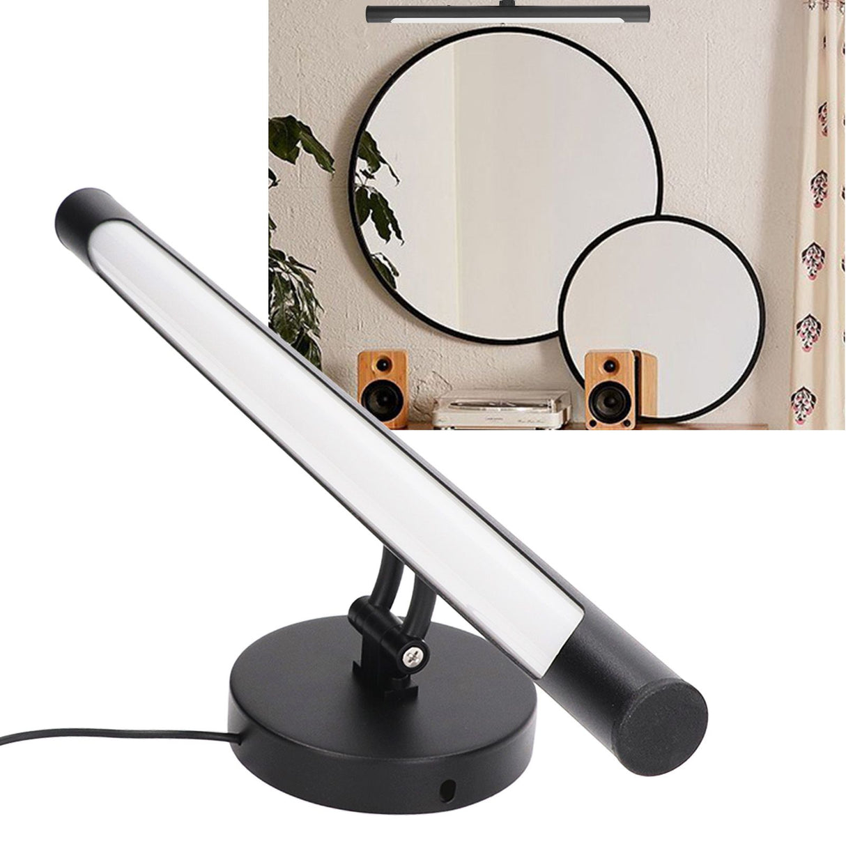 LED Light Bar Touch Switch Dimmable USB Power 3 Modes White Warm Natural Light Bright LED LED Light Stick for Mirror