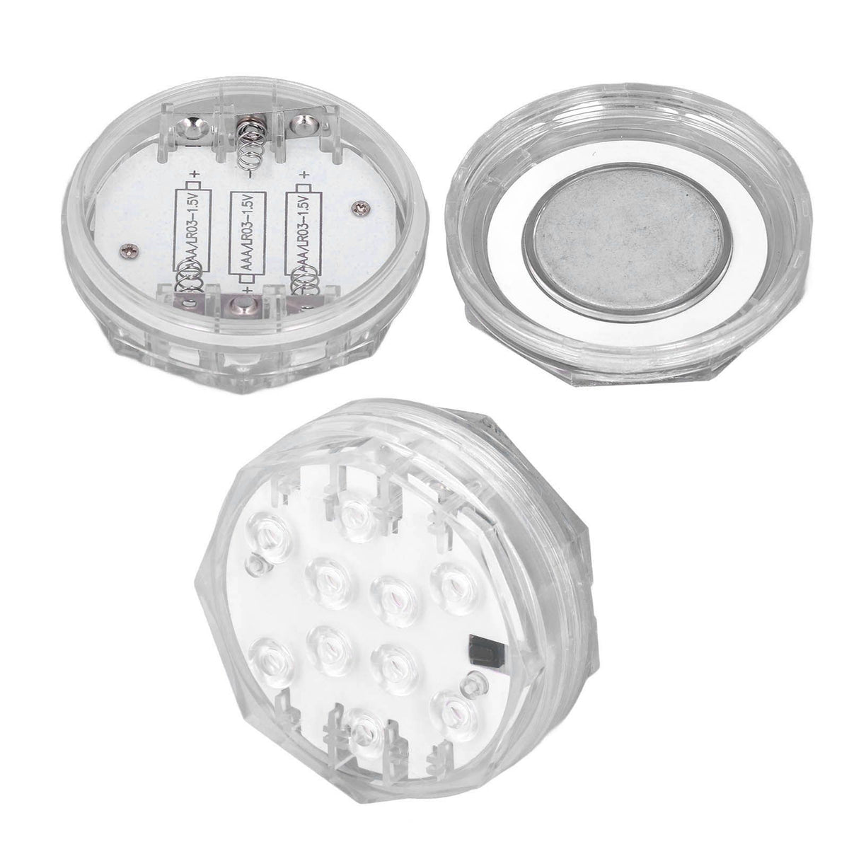 RGB Underwater Spot Light with Remote Control Submersible LED Light IP68 Waterproof for Aquarium Pond