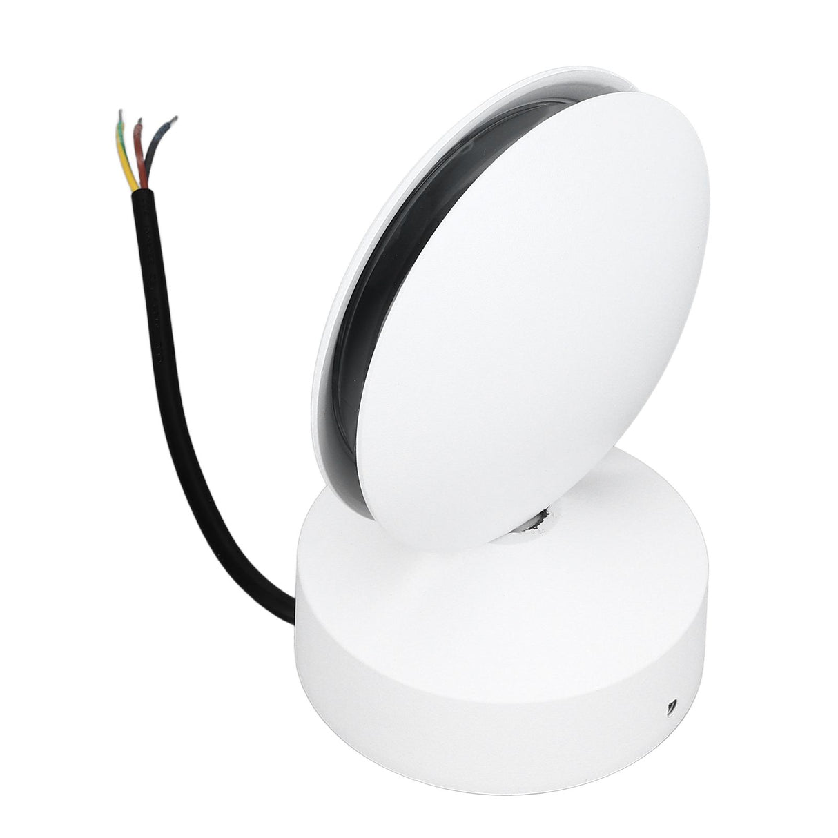 10W LED Wall Lamp Round 360° Glowing Window Sill Lamp for Hallway Aisle Corridor Living Room AC85‑265V White Light