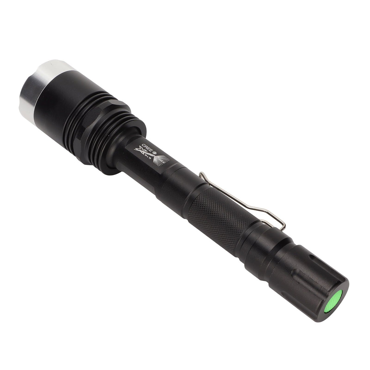 Camping Flashlight 5000LM Lengthened IPX5 Waterproof Anodized Black T6 Lamp Beads White Light Outdoor Flashlight