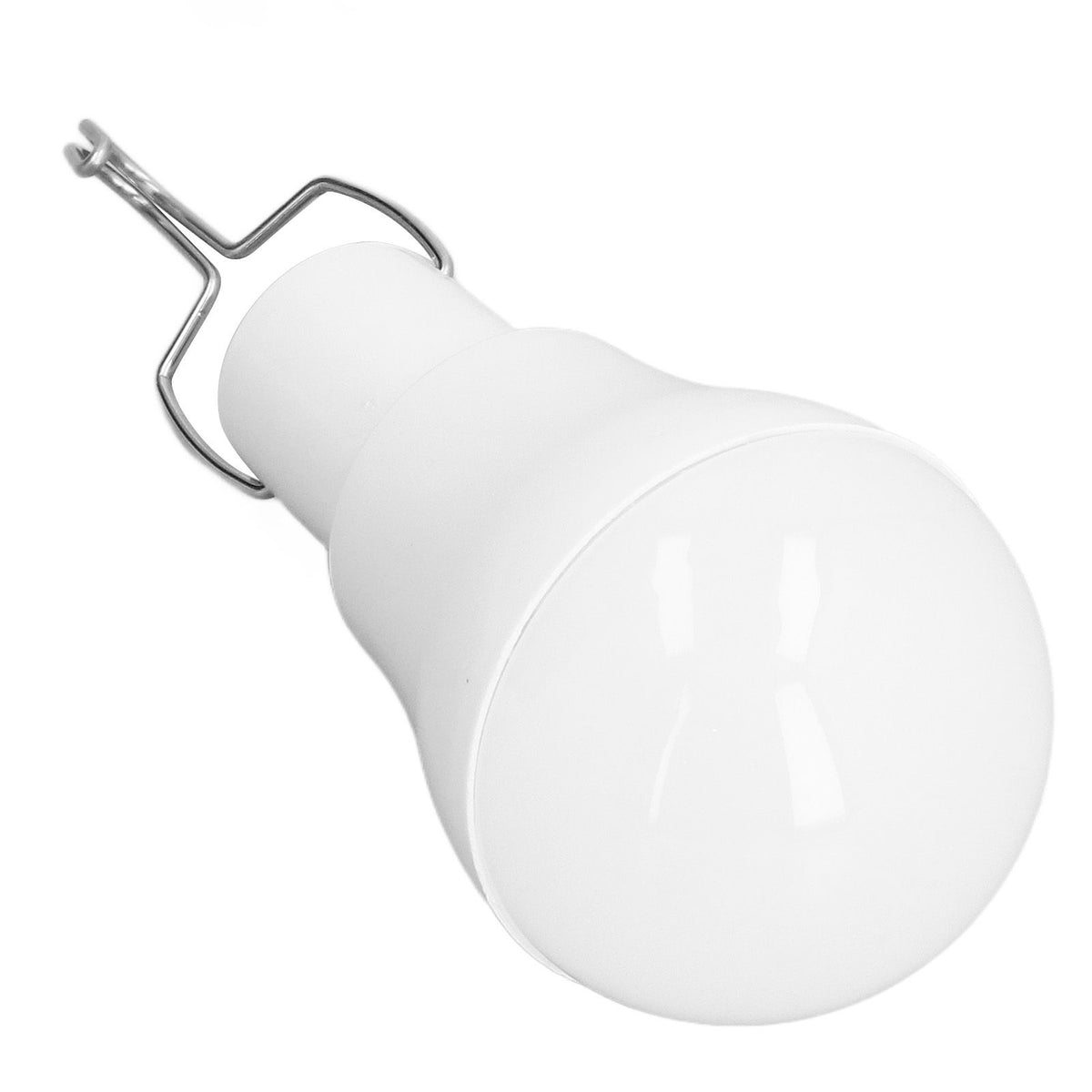 Solar Light Bulb Energy Saving White Light USB Solar LED Bulb Light for Outdoor Camping Emergency with Hook
