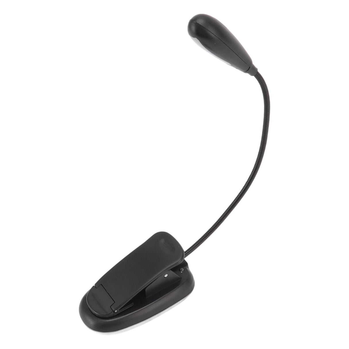 Clip On Light Black 9 Level 7 Lamps Foldable Flexible Gooseneck USB Rechargeable LED Clip Table Reading Lamp