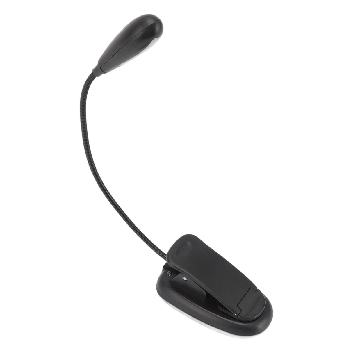 Clip On Light Black 9 Level 7 Lamps Foldable Flexible Gooseneck USB Rechargeable LED Clip Table Reading Lamp