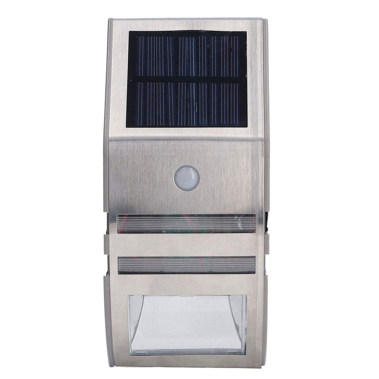 Solar Wall Lamp PIR Human Body Induction High Sensitivity White Light 40LM Stainless Steel Solar Wall Light