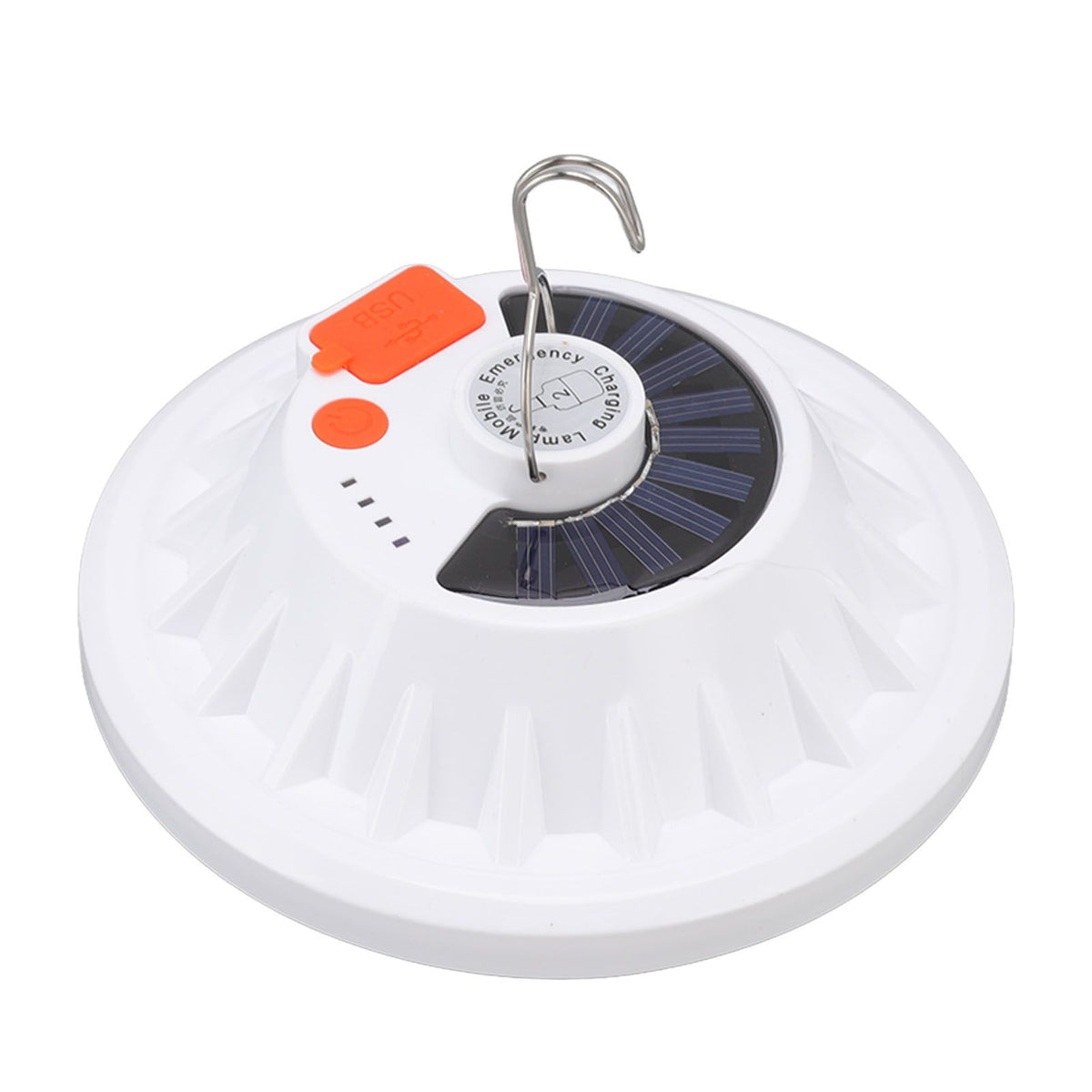Solar Emergency Light IP65 Waterproof 60 LEDs USB Rechargeable Camping Light for Outdoor Camping