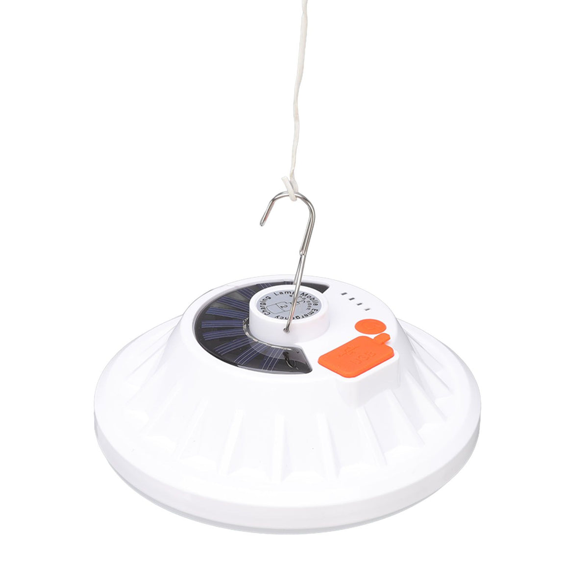 Solar Emergency Light IP65 Waterproof 60 LEDs USB Rechargeable Camping Light for Outdoor Camping