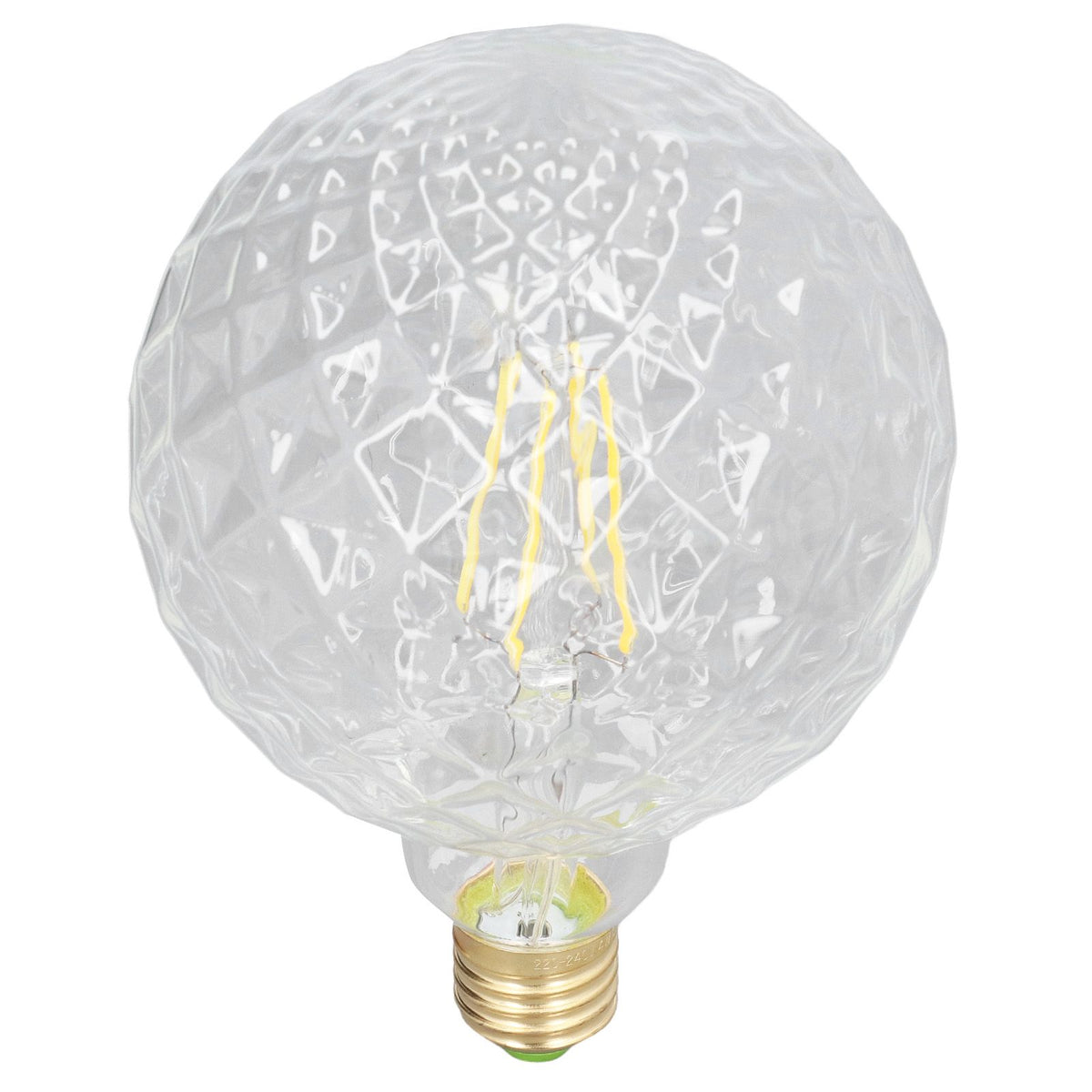 4W Round Light Bulbs Ananas Shape LED Lights Neutral Light 4000K E27 E26 Lampholder Dimmable Antique Light for Shop 220V
