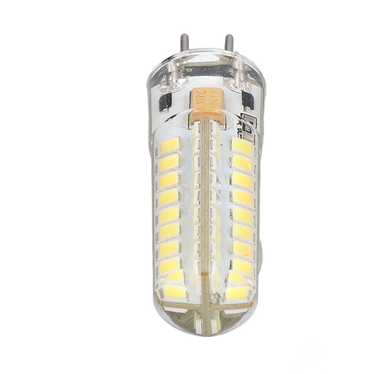 6Pcs GY6.35 LED Bulb 7W AC DC12V 700lm 72 LEDs 360 Degree LED Corn Light Bulb for Pendant Lamps Ceiling Lamps White Light(6000K-6500K)