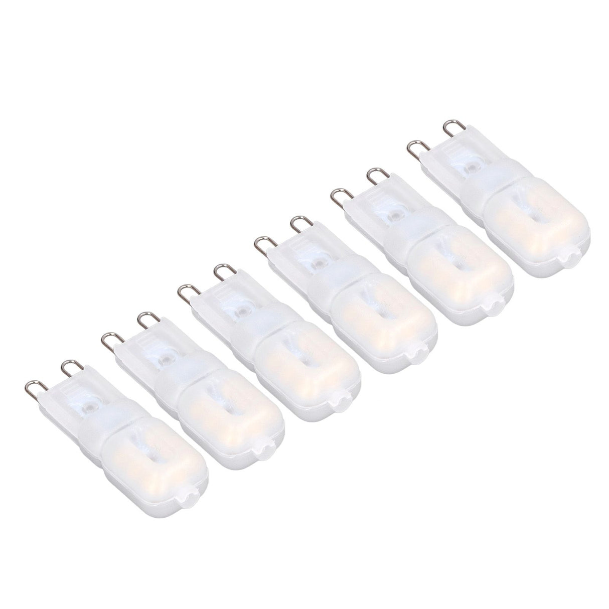 6Pcs G9 LED Light Bulbs Dimmable 3W Energy Saving 360 Degree Light Light Bulb for Ceiling Lamps and Pendant Lamps Natural White 110-140V