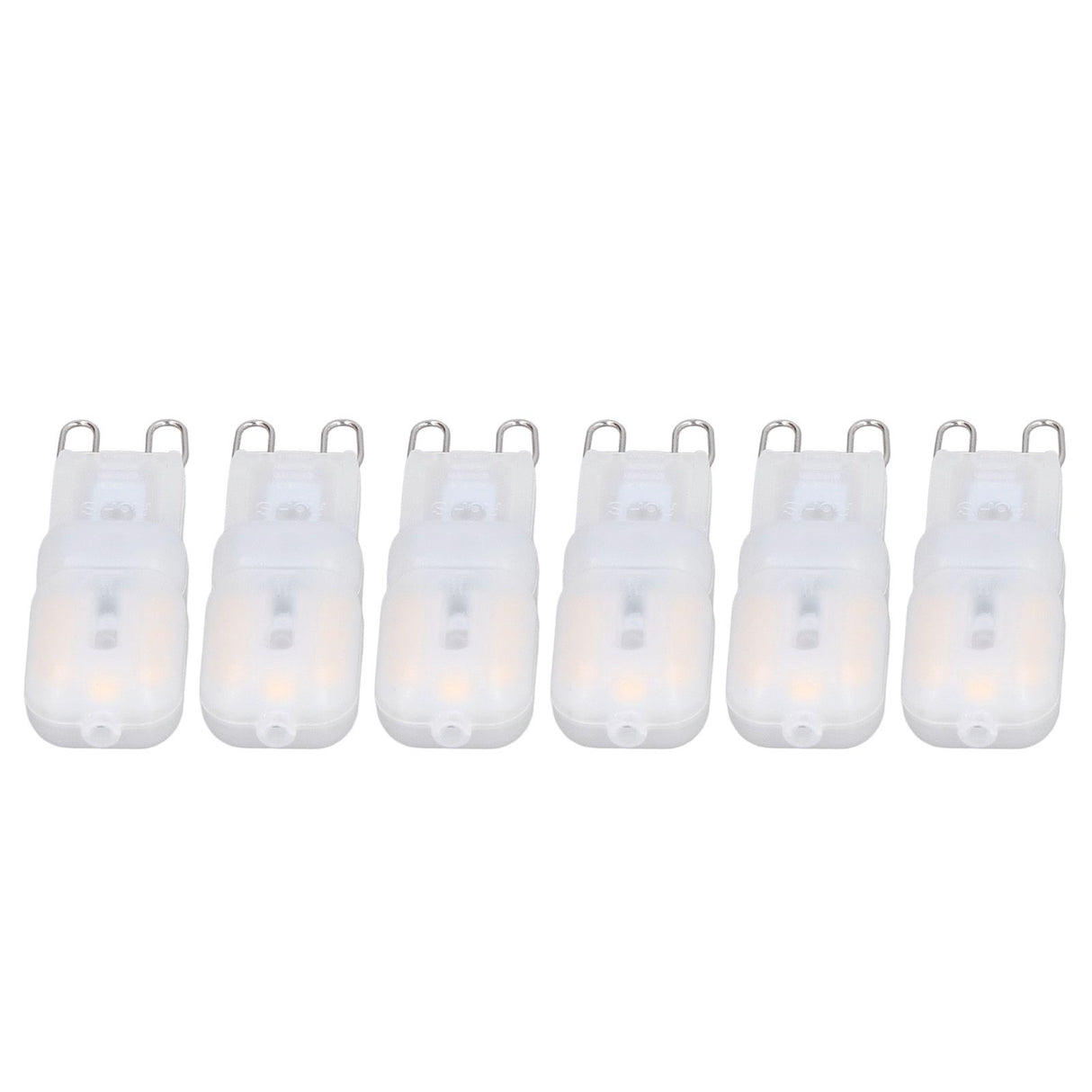 6Pcs G9 LED Light Bulbs Dimmable 3W Energy Saving 360 Degree Light Light Bulb for Ceiling Lamps and Pendant Lamps Warm White 220-240V