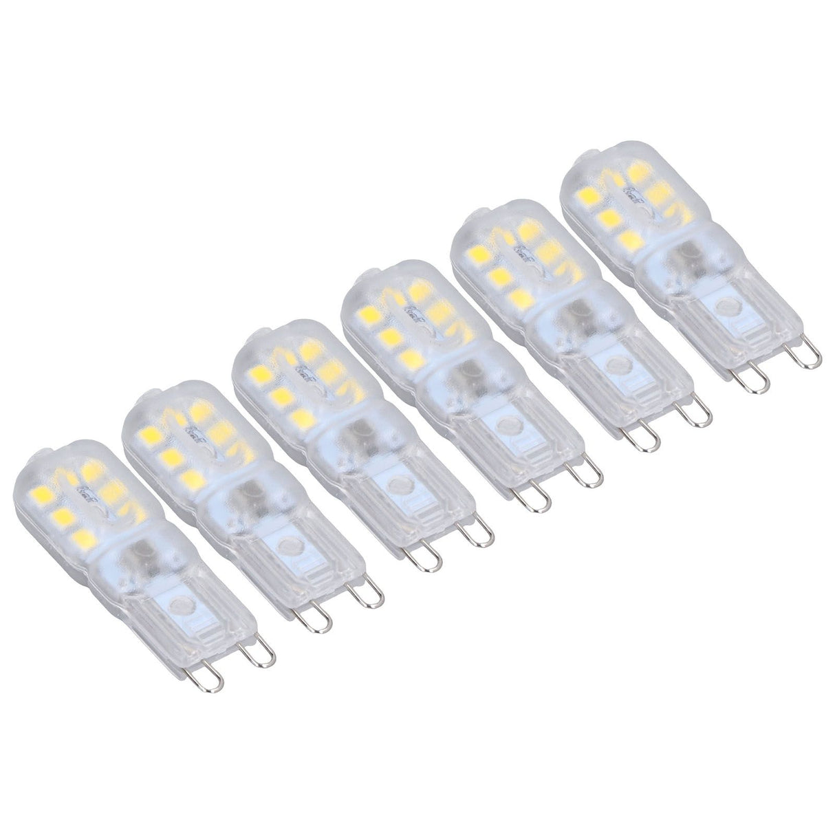 G9 Bulb Dimmable Eye Protection Energy Saving 14 LEDs 3W Light Bulb for Chandelier Table Lamp 6pcs White Light 220V