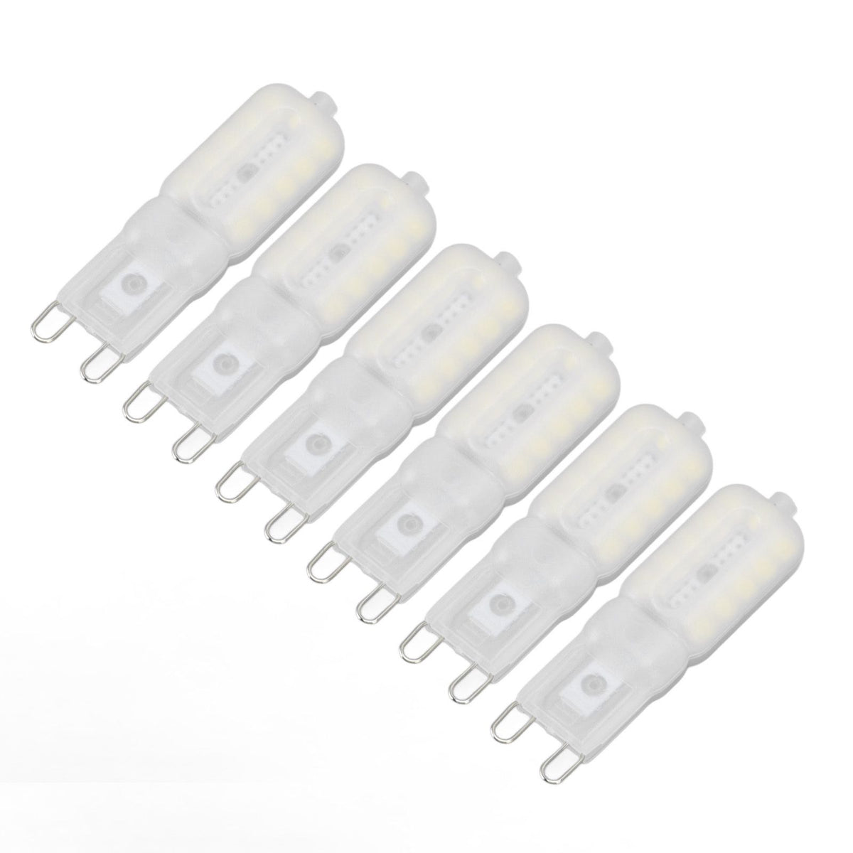 G9 Light Bulb Dimmable Eye Protection Energy Saving 5W 22 LED Small Bulbs for Ceiling Lamp Desk Lamp 6pcs White Light 220V