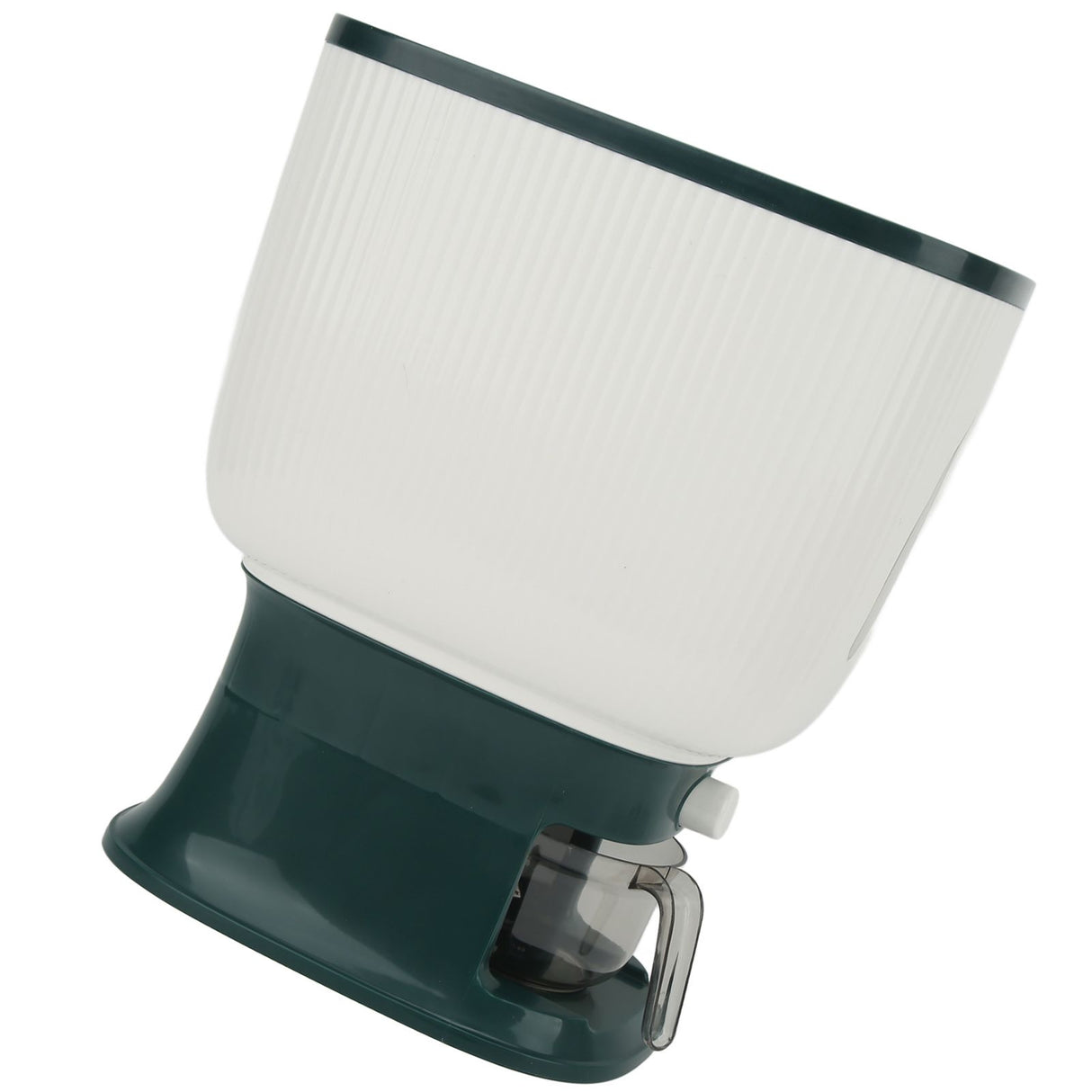 Household Rice Dispenser Large Capacity Automatic Rebound Food Grain Storage Container with Cup Green