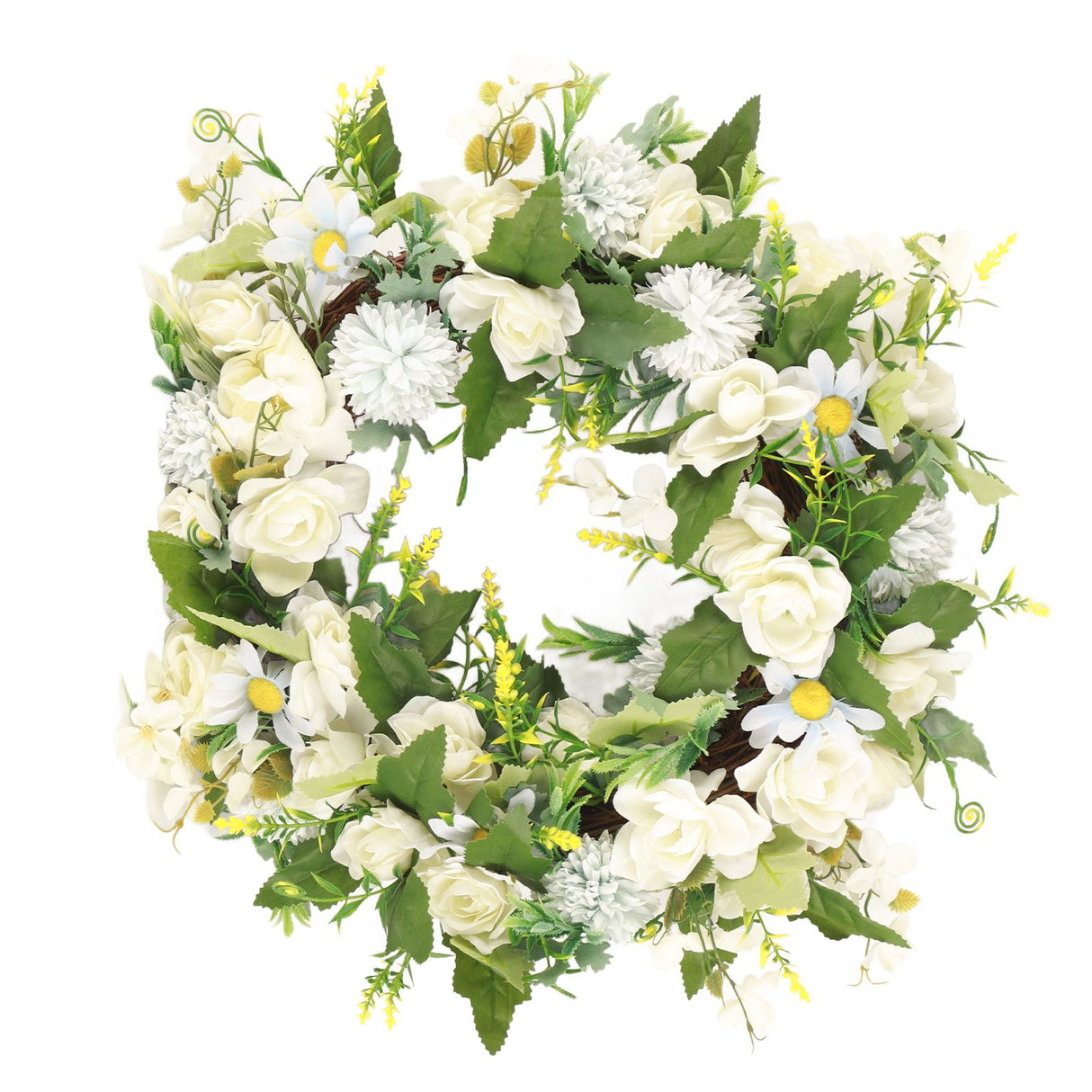 Gardenia Wreath American Holiday Home Decoration Door Hanging