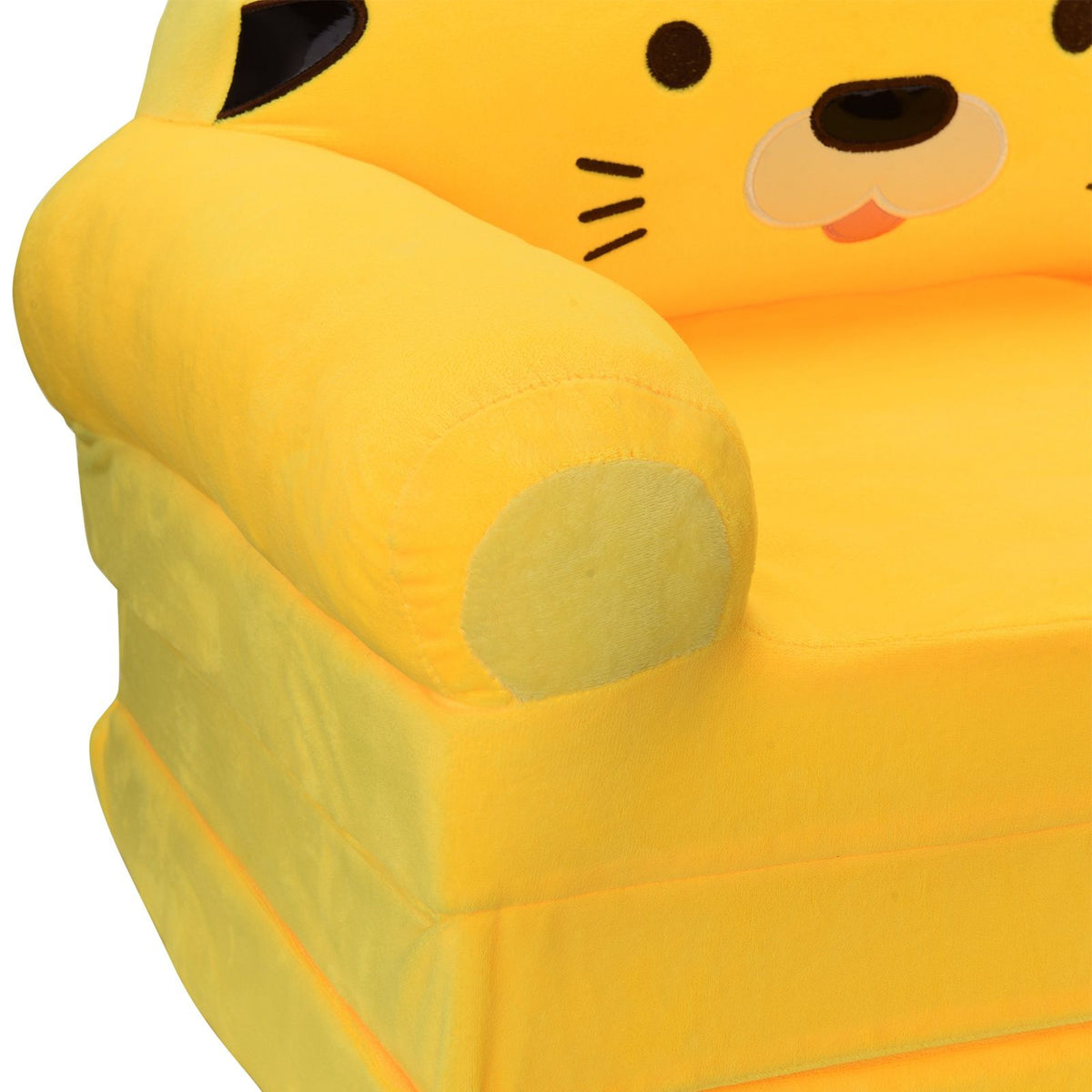 2‑in‑1 Foldable Sofa for Kids Lovely Futon Sofa Children Couch Room Decoration
