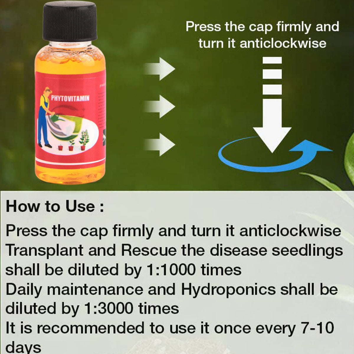 Household Plant Rooting Energizer Activates Fast Rooting Plant Nutrient Solution for Stiff Seedlings