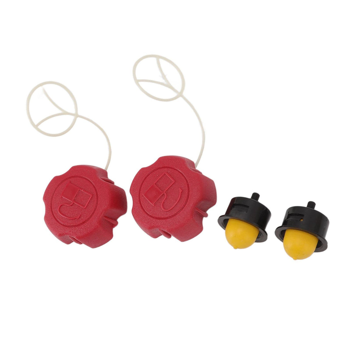 2 Set Lawn Mower Fuel Cap Primer Bulb Replacement Part Kit for Fuxtec FX RM 1630 1855 1860 2055 2060 2060PRO