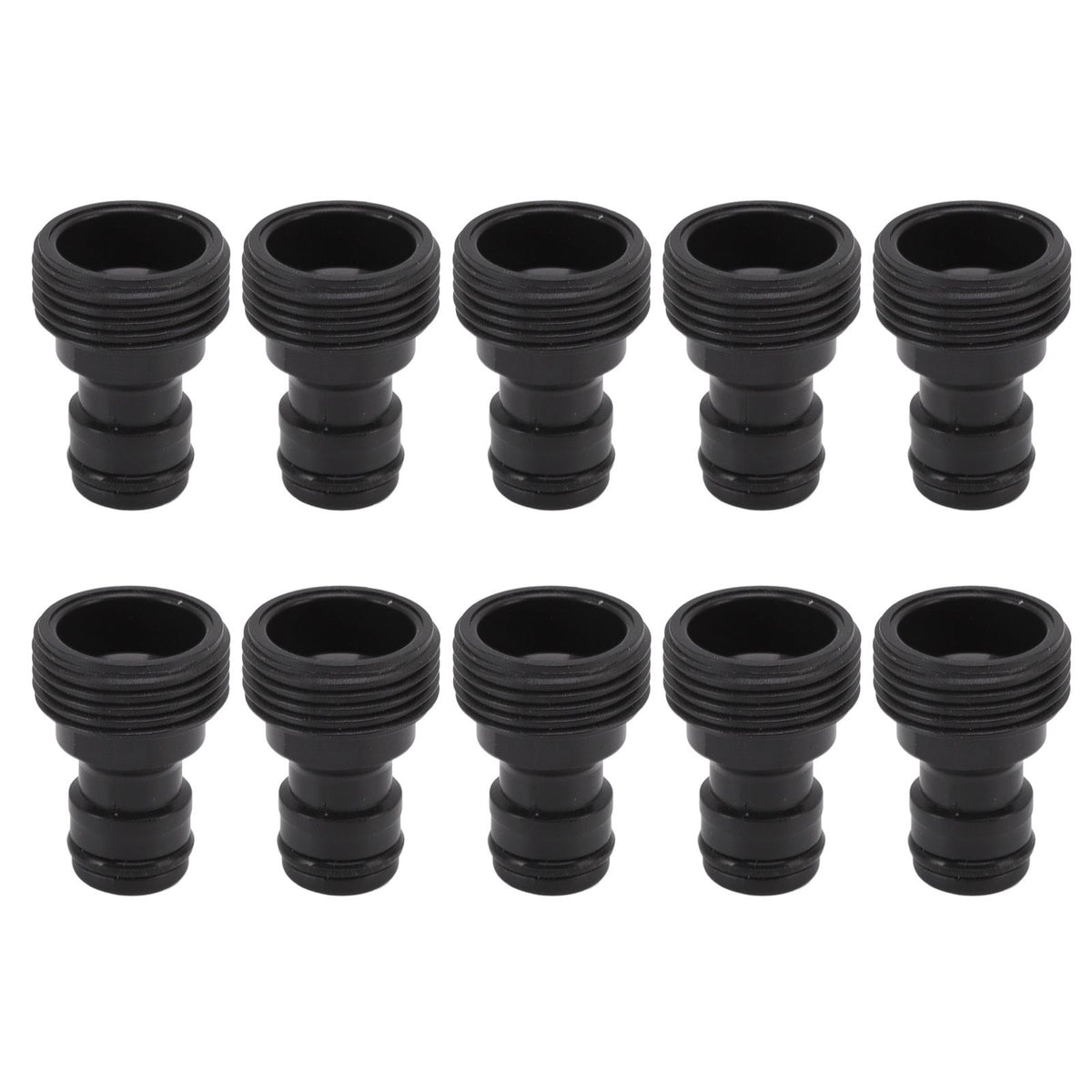 10 Pcs Tap Connector G3/4 Male Thread 25mm Quick Connector Nipple Hose Quick Connector Plastic
