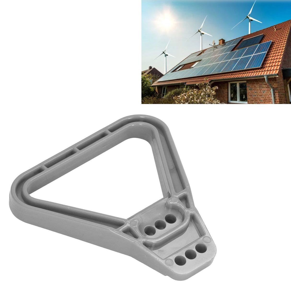 2PCS 350A Connector Handle Safe Battery Quick Connector Handle for Solar Panels Dual Battery System Refrigerator Gray