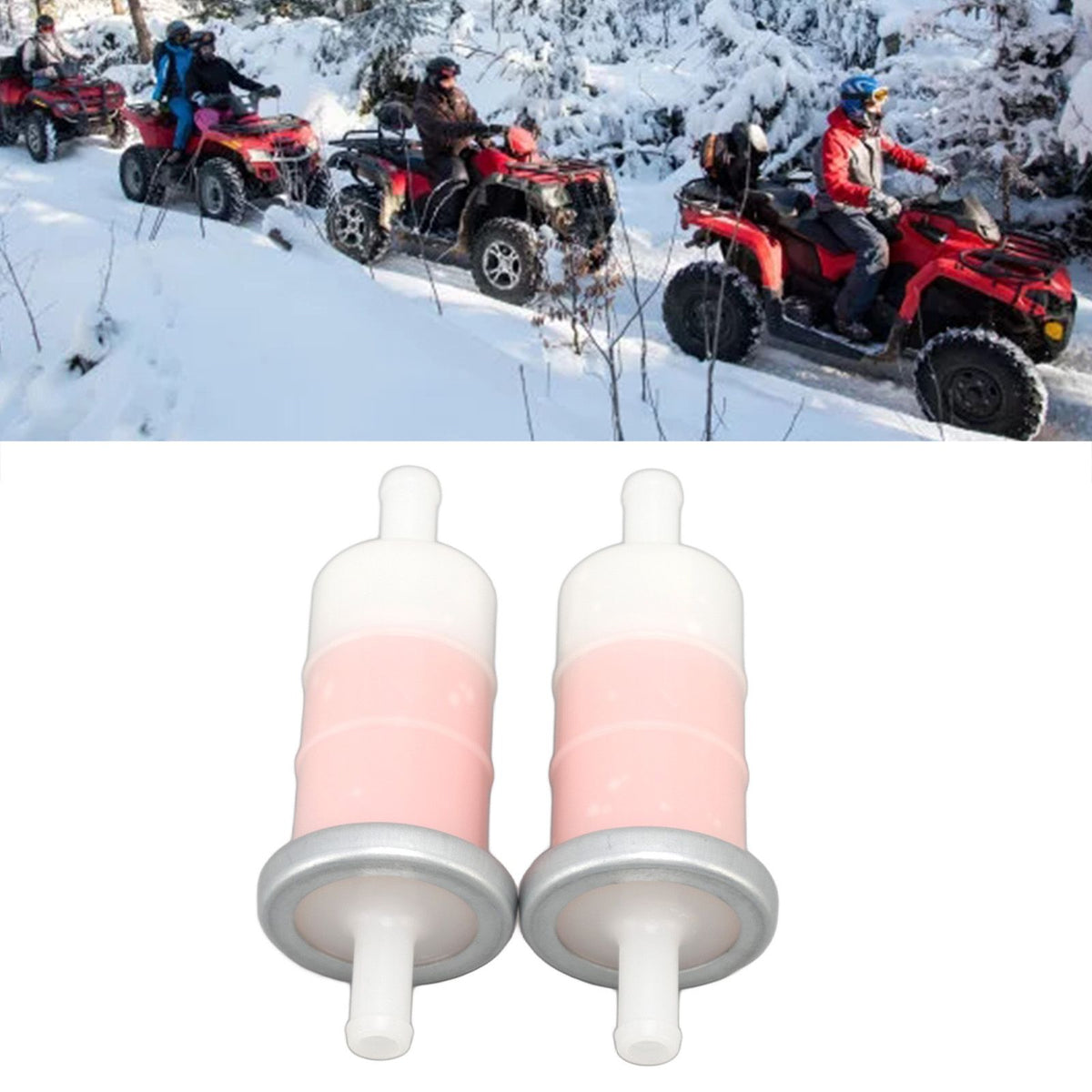 2PCS 9.5mm 10mm 3/8in Universal Fuel Line Filter Motorcycle Fuel Filter Element for CBR600 VT600