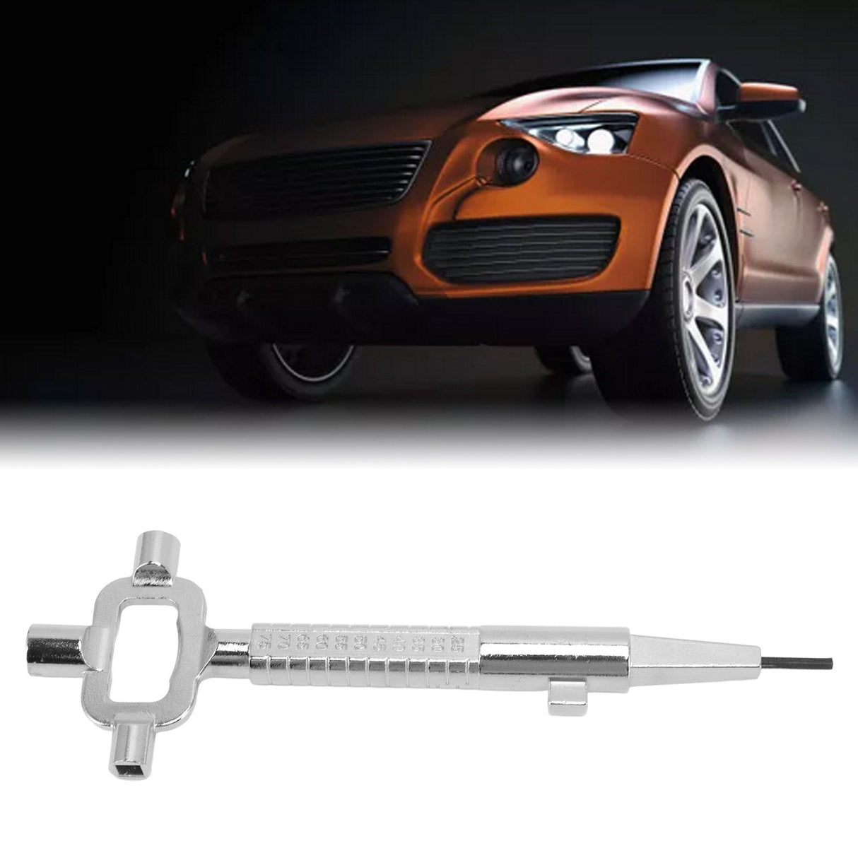 Multi Purpose Locksmith Tool Zinc Alloy Cylinder Gauge Cam Turner Spindle Turner for Car Door Repairing