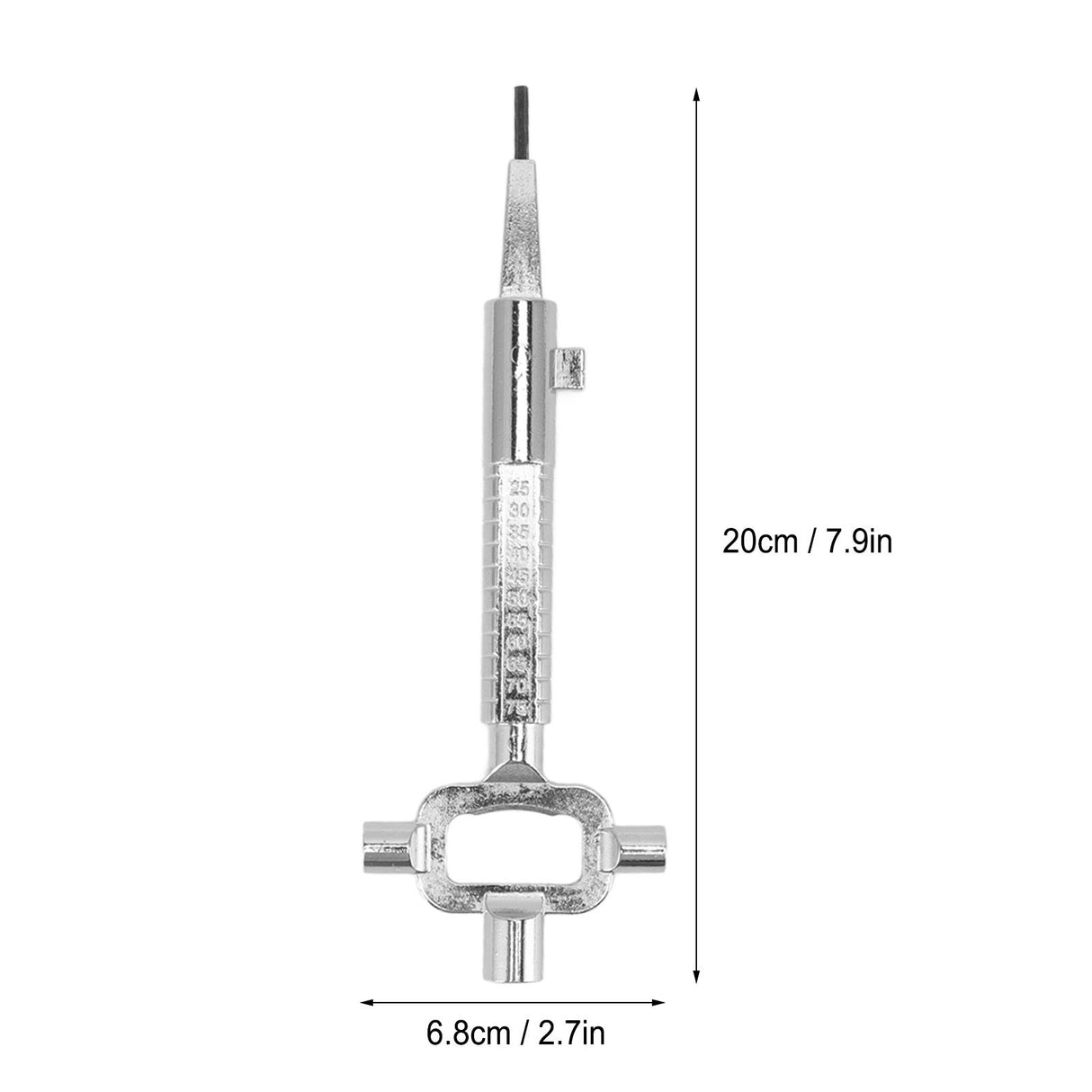 Multi Purpose Locksmith Tool Zinc Alloy Cylinder Gauge Cam Turner Spindle Turner for Car Door Repairing