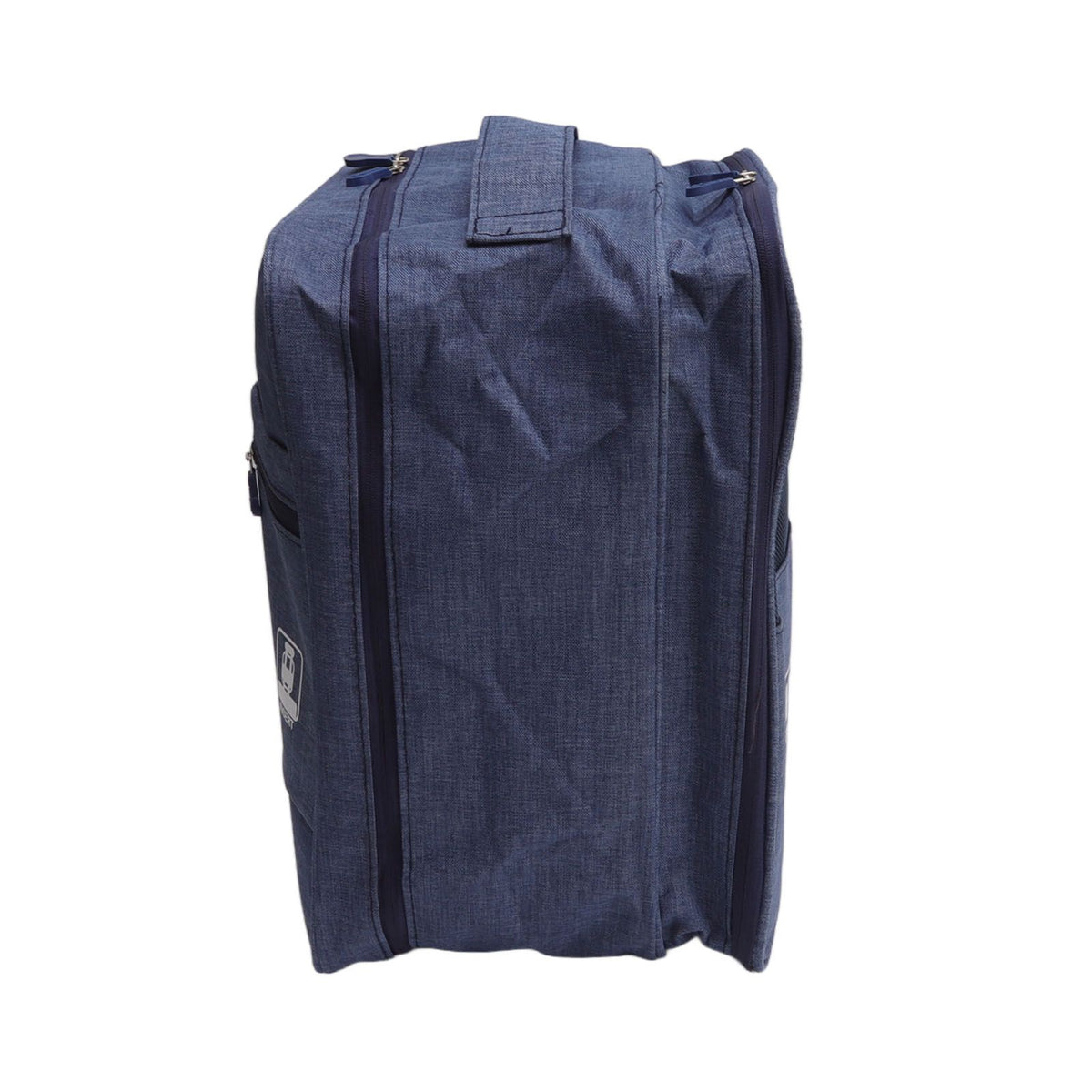 3 Layers Travel Shoe Bag Holds 3 Pair of Shoes Waterproof Portable Shoe Storage Bag for Travel Camping Daily Use Navy Blue