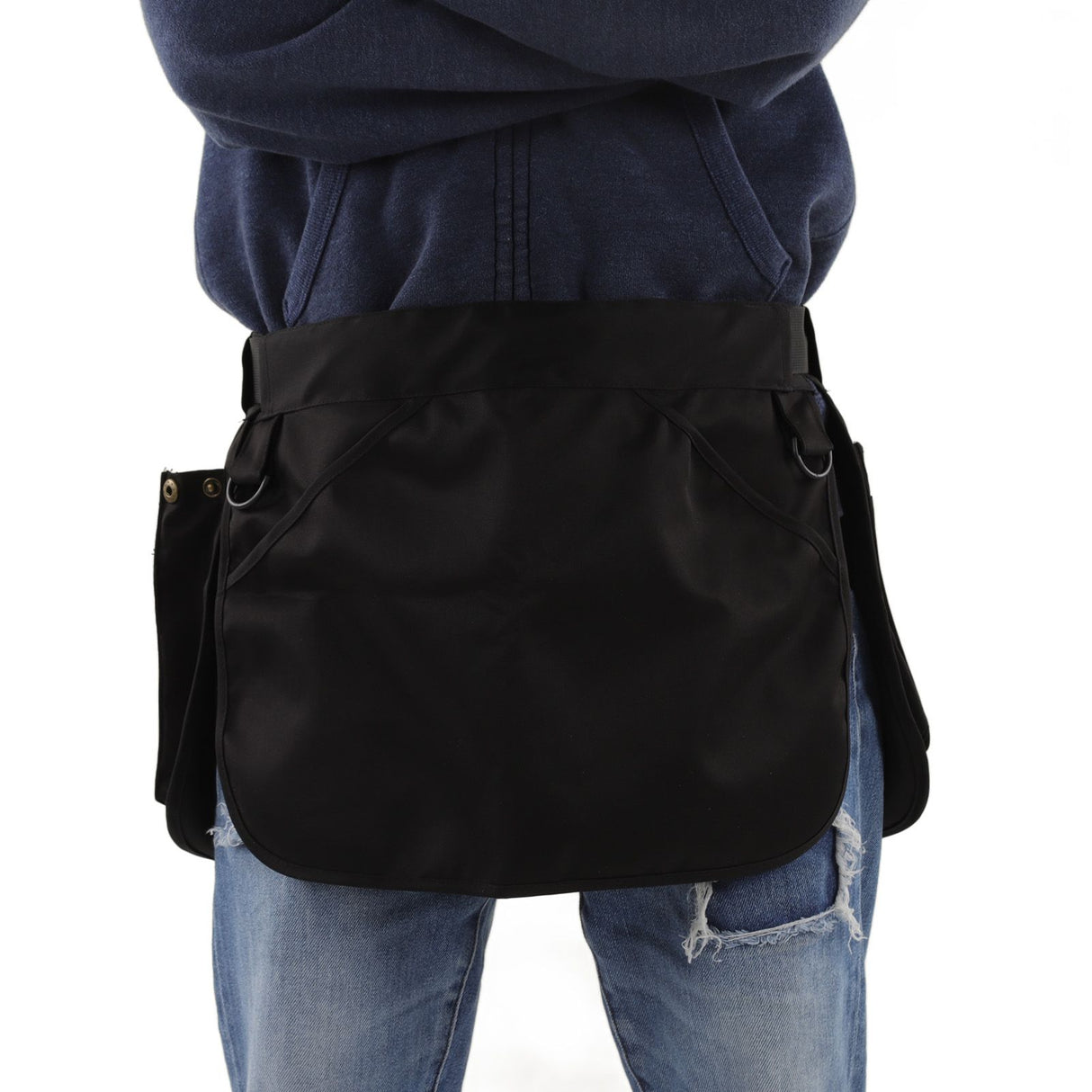 Waist Belt Bag Adjustable Large Capacity Multi Pocket Multifunctional Apron Bag for Men Women