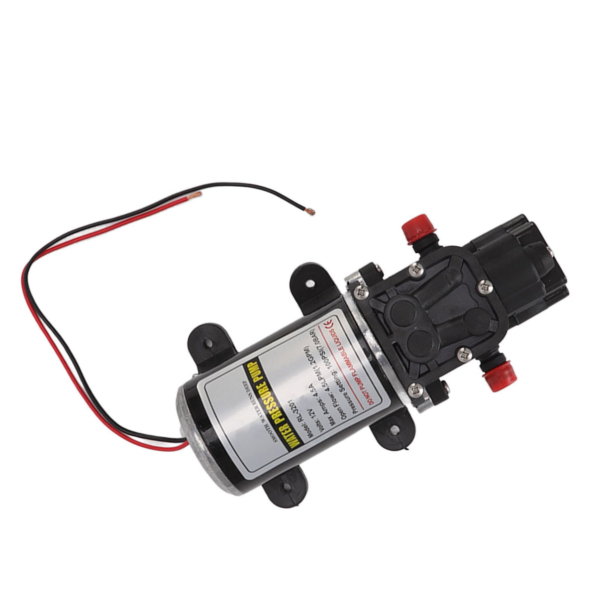 Diaphragm Water Pump Self Priming Intermittent Diaphragm Pump High Pressure Water Pump for Home Marine RL 3201(12V)