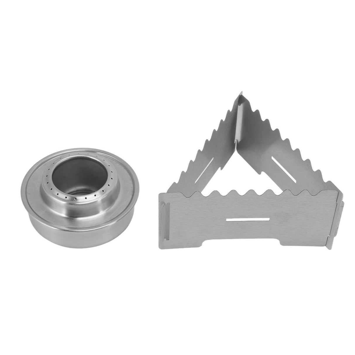 Outdoor Portable Camping Stove Stainless Steel Mini Backpacking Stove for Camping Hiking Backpacking BBQ B