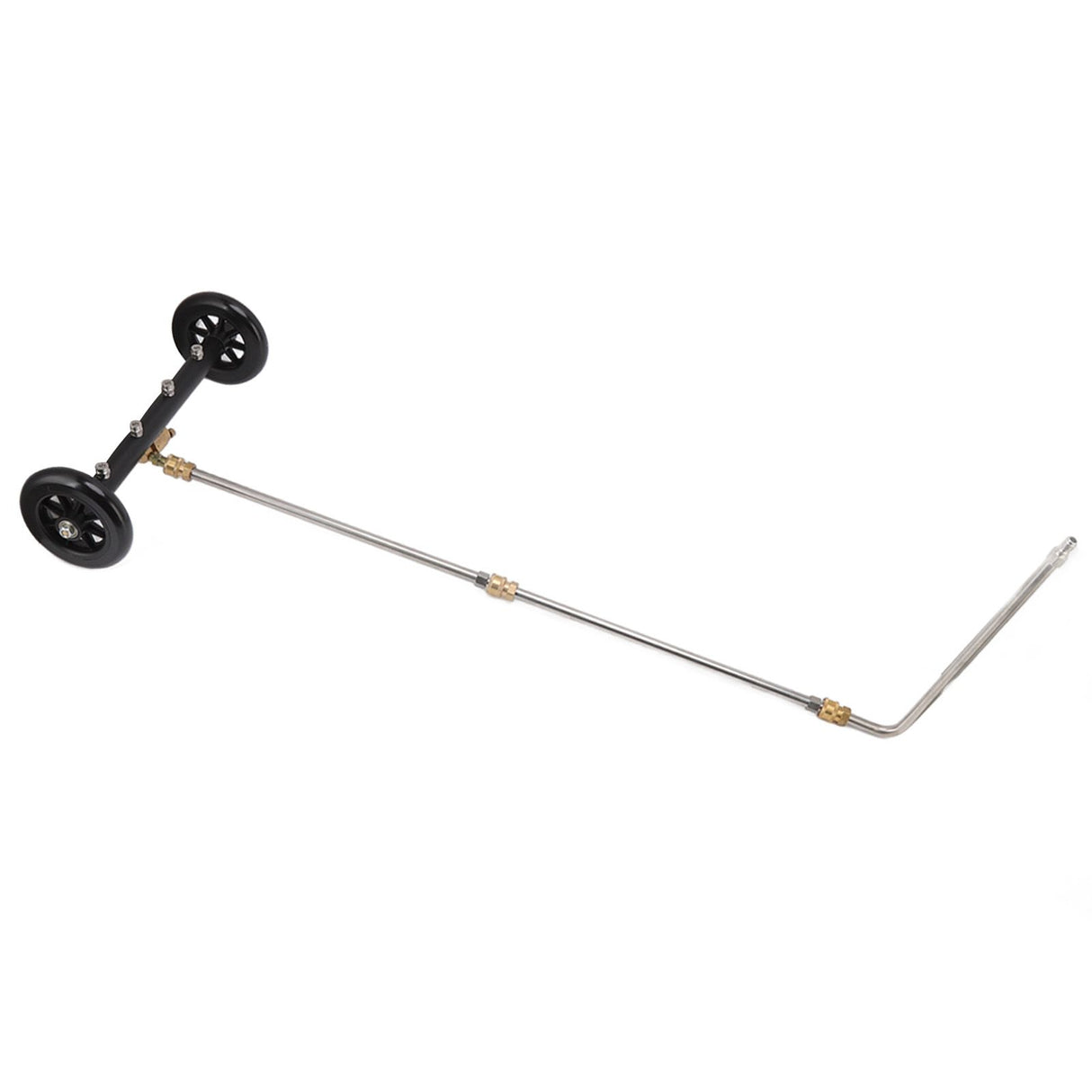 16in Under Car Washer Black with 1/4in Interface Undercarriage Cleaner Surface Cleaner for Cleaning Truck