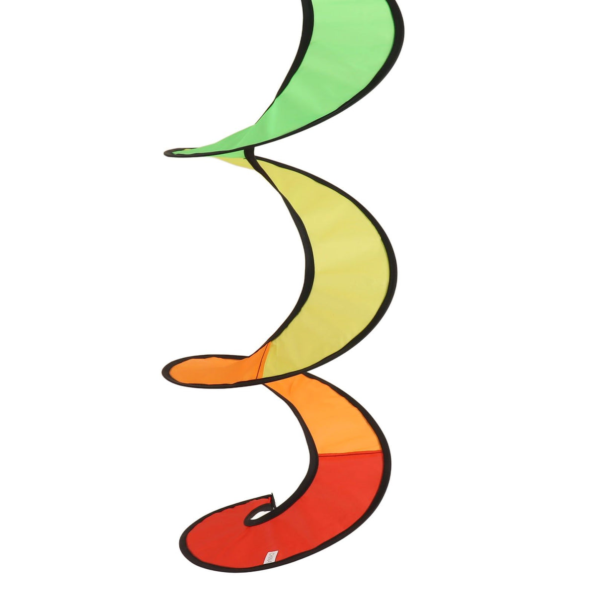 Wind Spinner Foldable Colorful Spiral Rainbow Wind Sculpture Spinner Hanging Curly Spinner Yard Garden Decoration